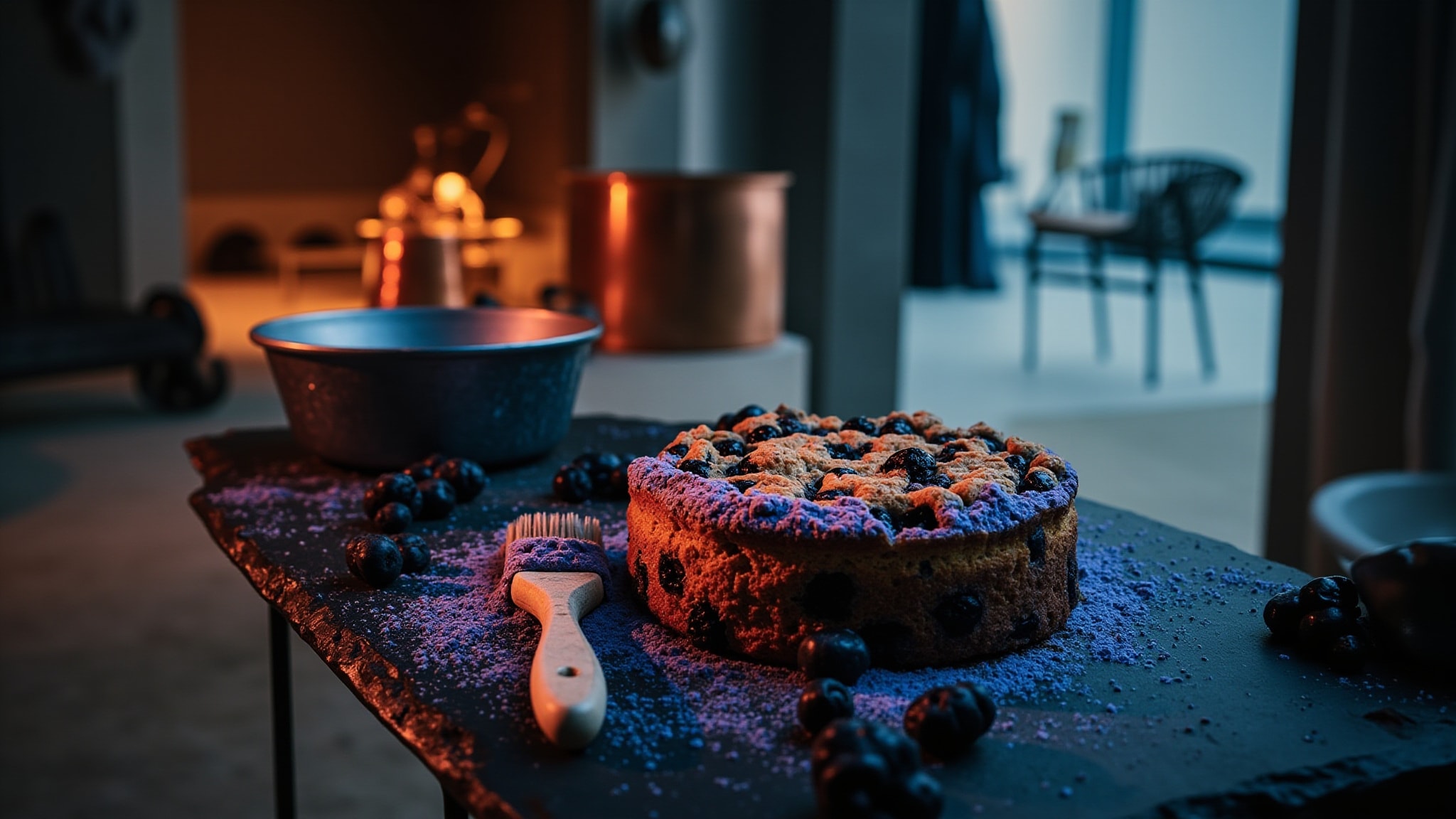 Blueberries Crave Ultraviolet by Arcana Craves. Atmospheric mood