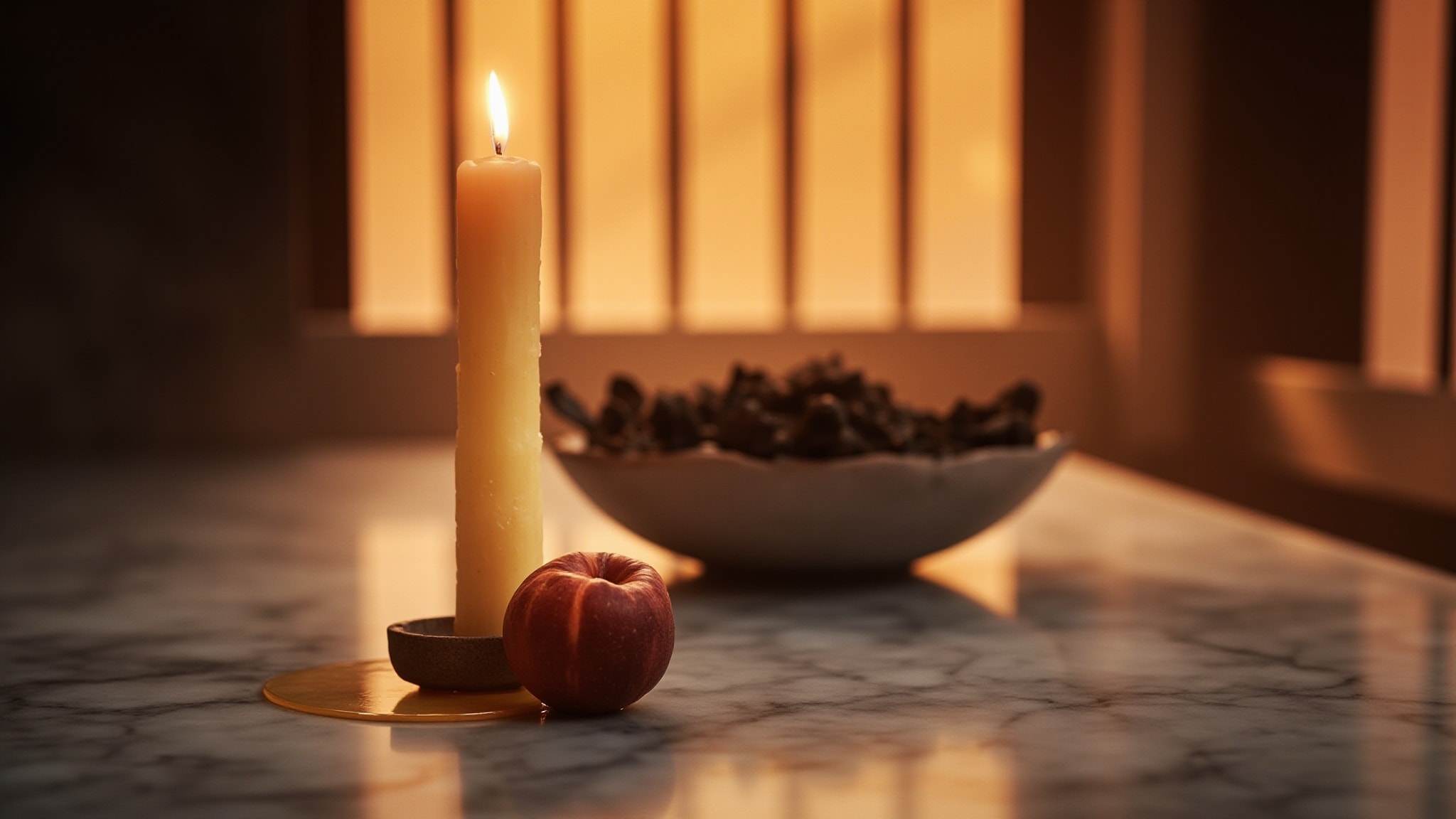 Peaches Crave Fire by Arcana Craves. Atmospheric mood