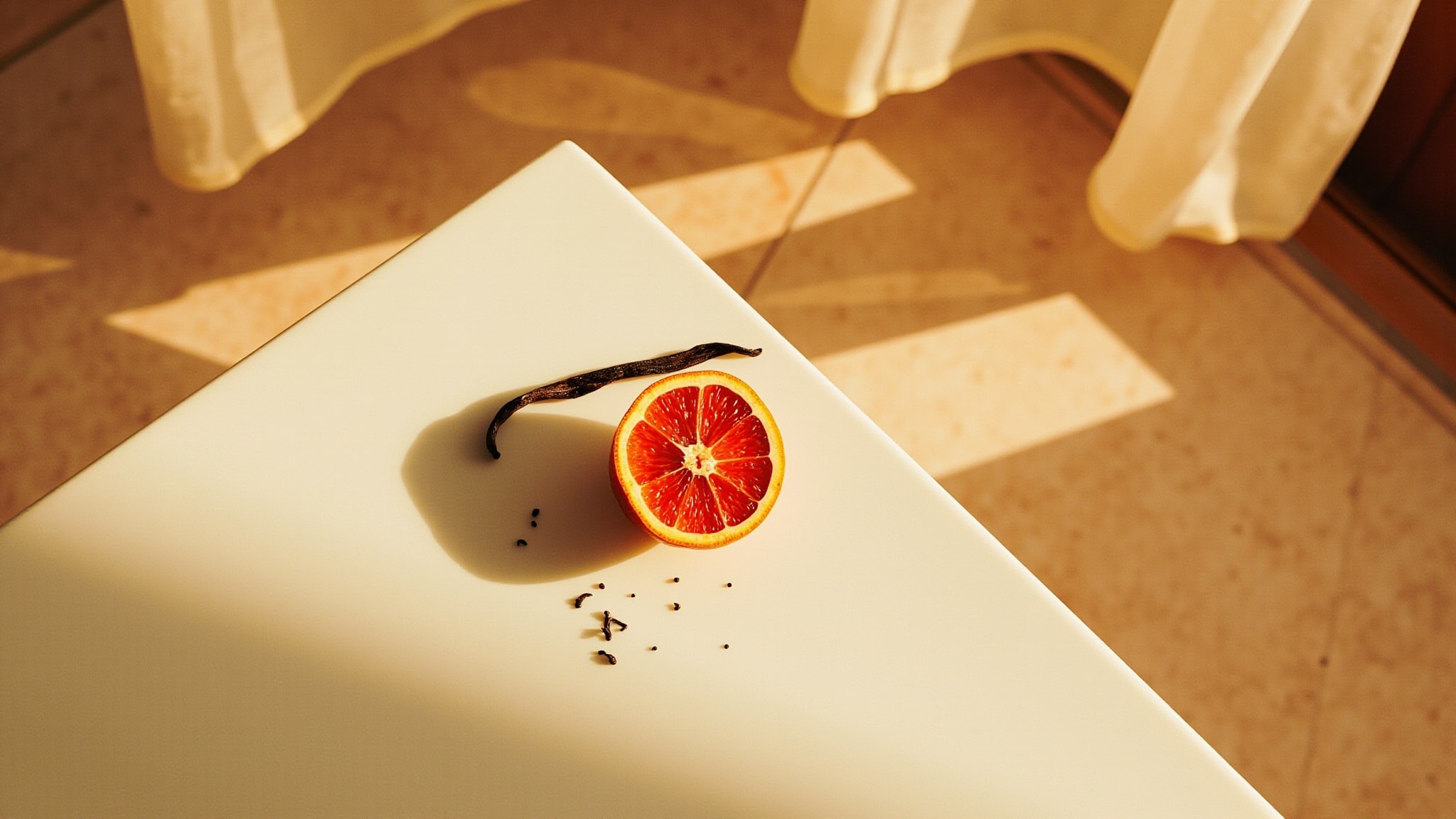 Vanilla & Orange by Atelier Segall & Barutti. Atmospheric mood