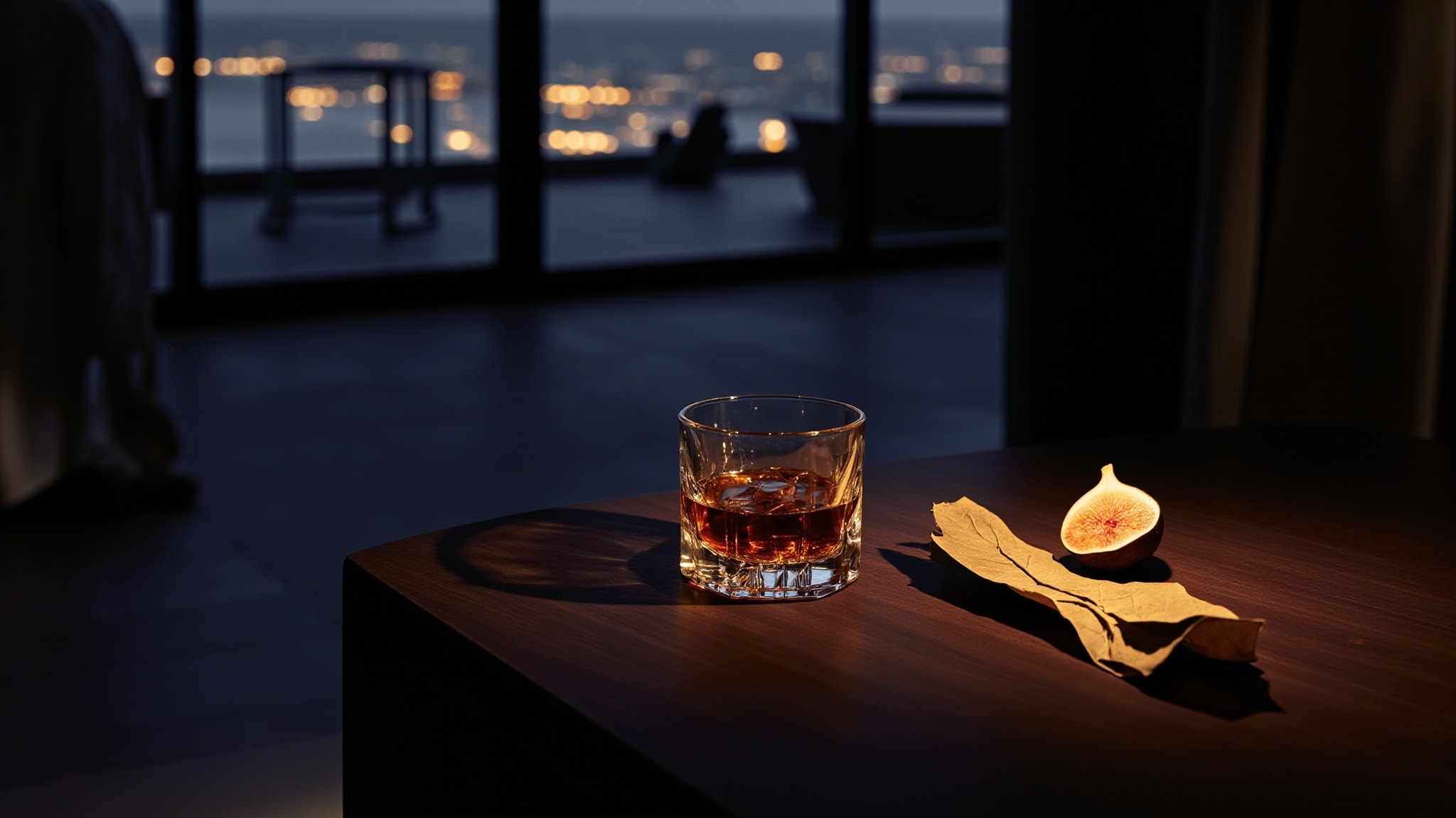 Distinction Tobacco & Leather by Aubusson. Atmospheric mood