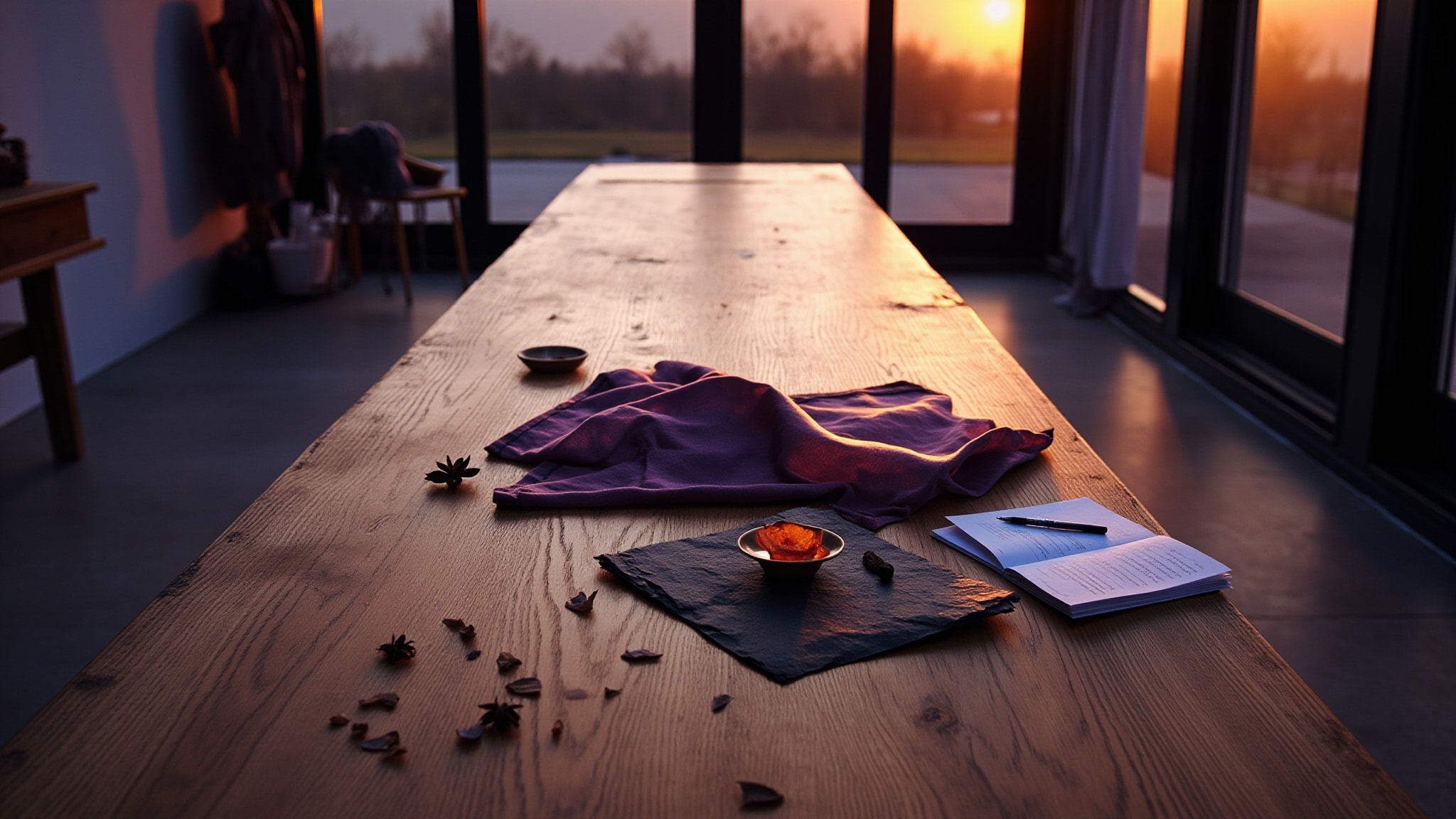 The Purple Dress by Ayala Moriel. Atmospheric mood