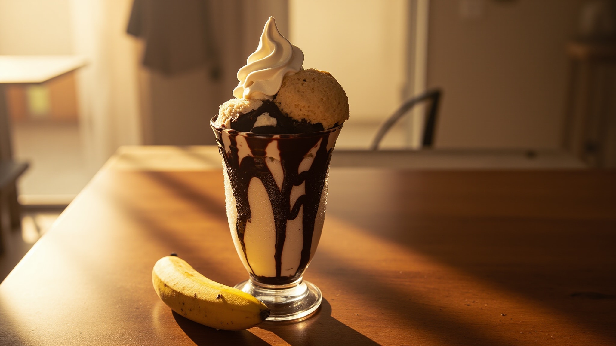 Banana Creamy Sundae by The Dua Brand. Atmospheric mood