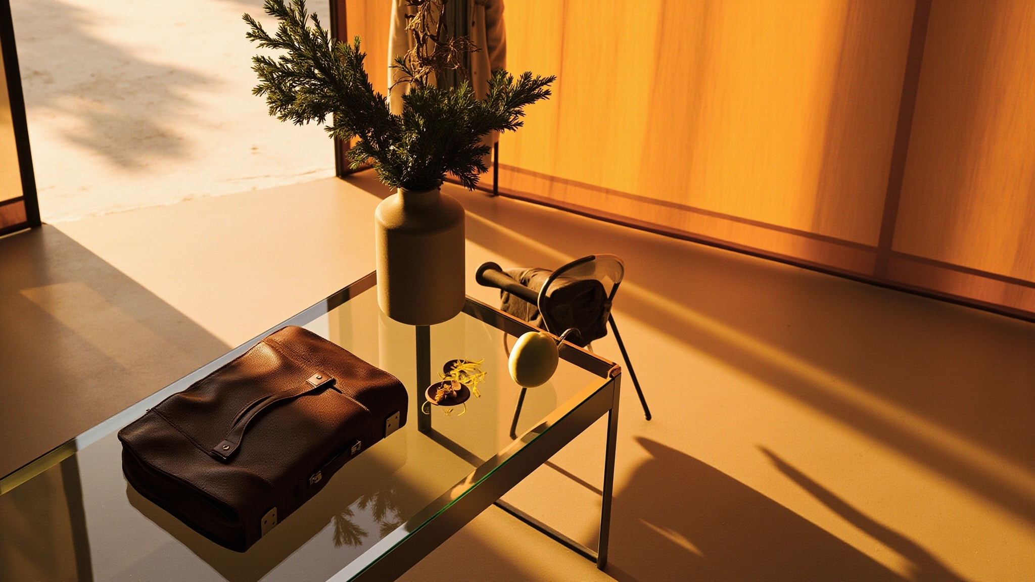 83 Leather Reserve by Banana Republic. Atmospheric mood