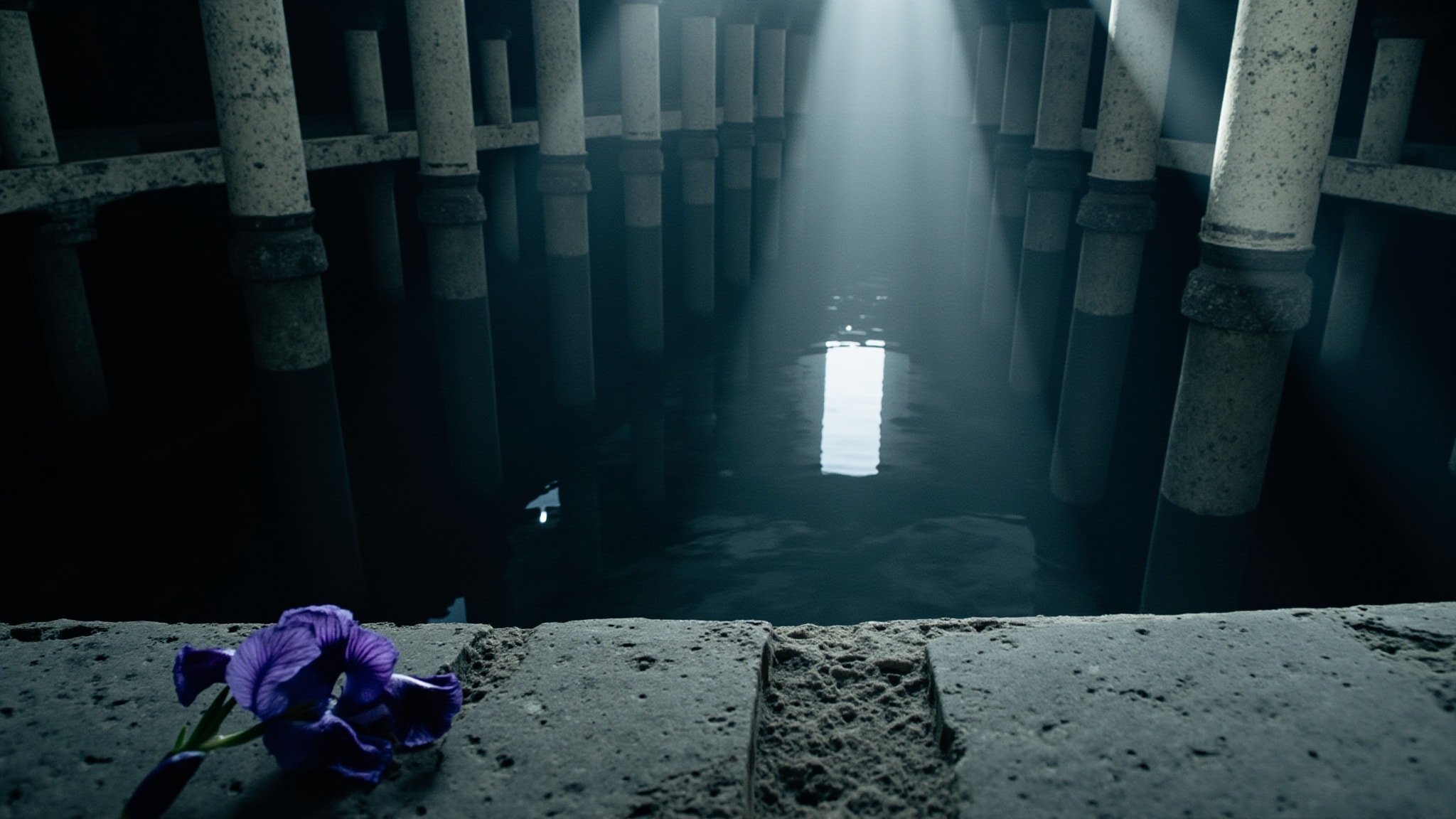 Basilica Cistern by Eyüp Sabri Tuncer. Atmospheric mood