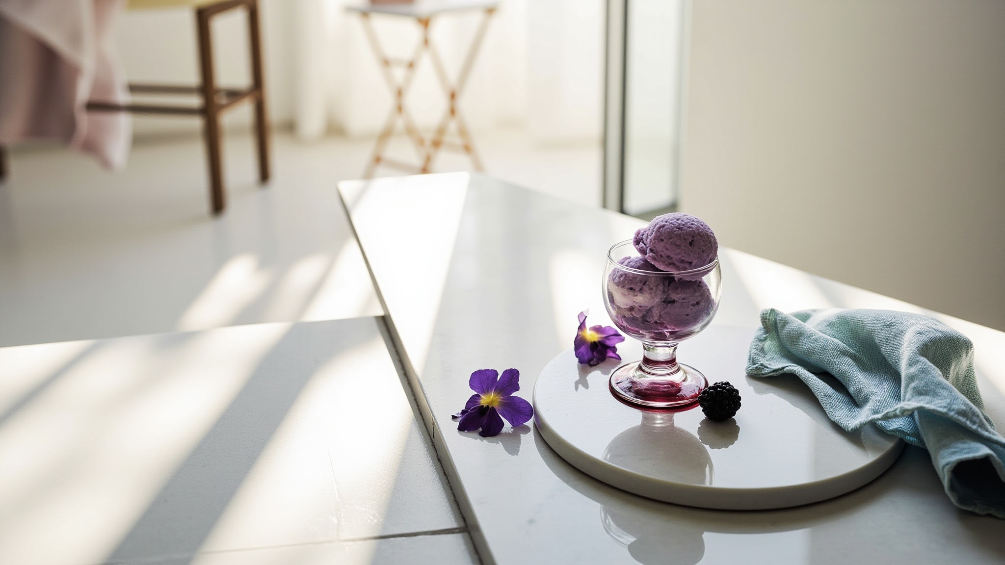 Candied Violet Sorbet by Bath & Body Works. Atmospheric mood
