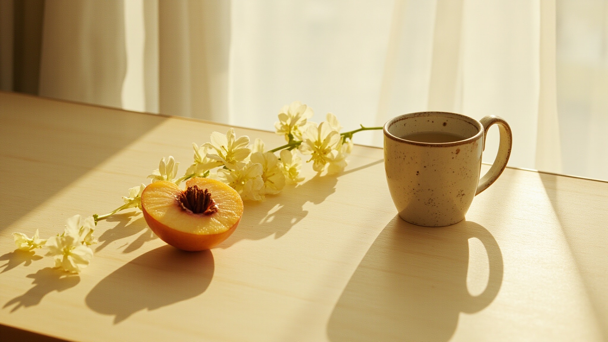 Honeysuckle Peach Tea by Bath & Body Works. Atmospheric mood