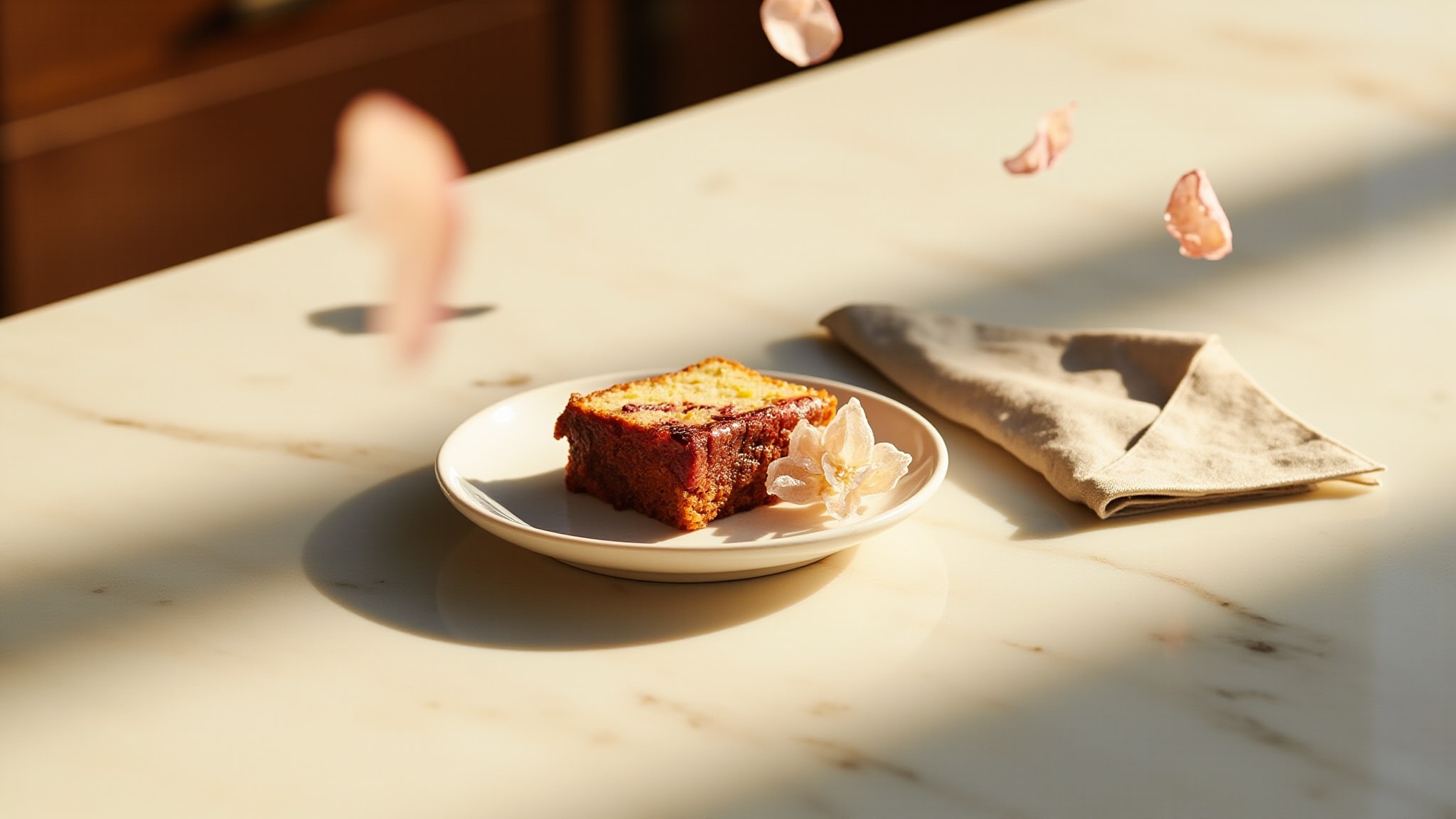 Sweet Petal Pound Cake by Bath & Body Works. Atmospheric mood