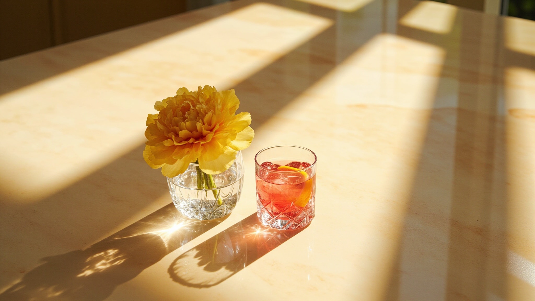 Sisterland Yellow Peony by Benetton. Atmospheric mood