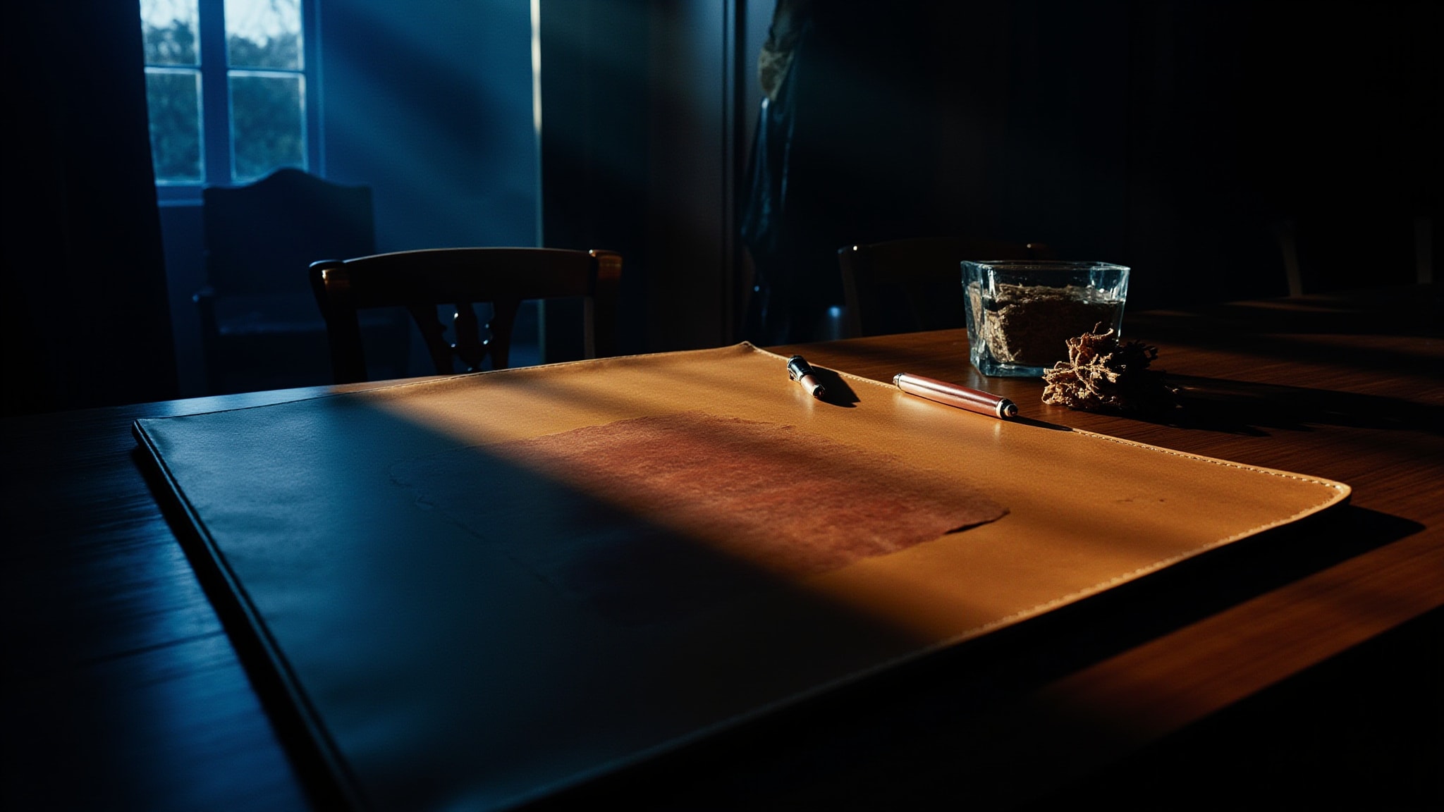 Black Meisterstuck by Montblanc. Atmospheric mood