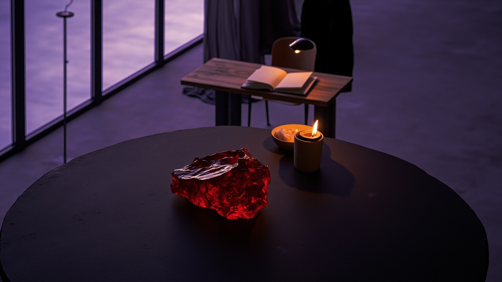 Blood Amber by Black Phoenix Alchemy Lab. Atmospheric mood