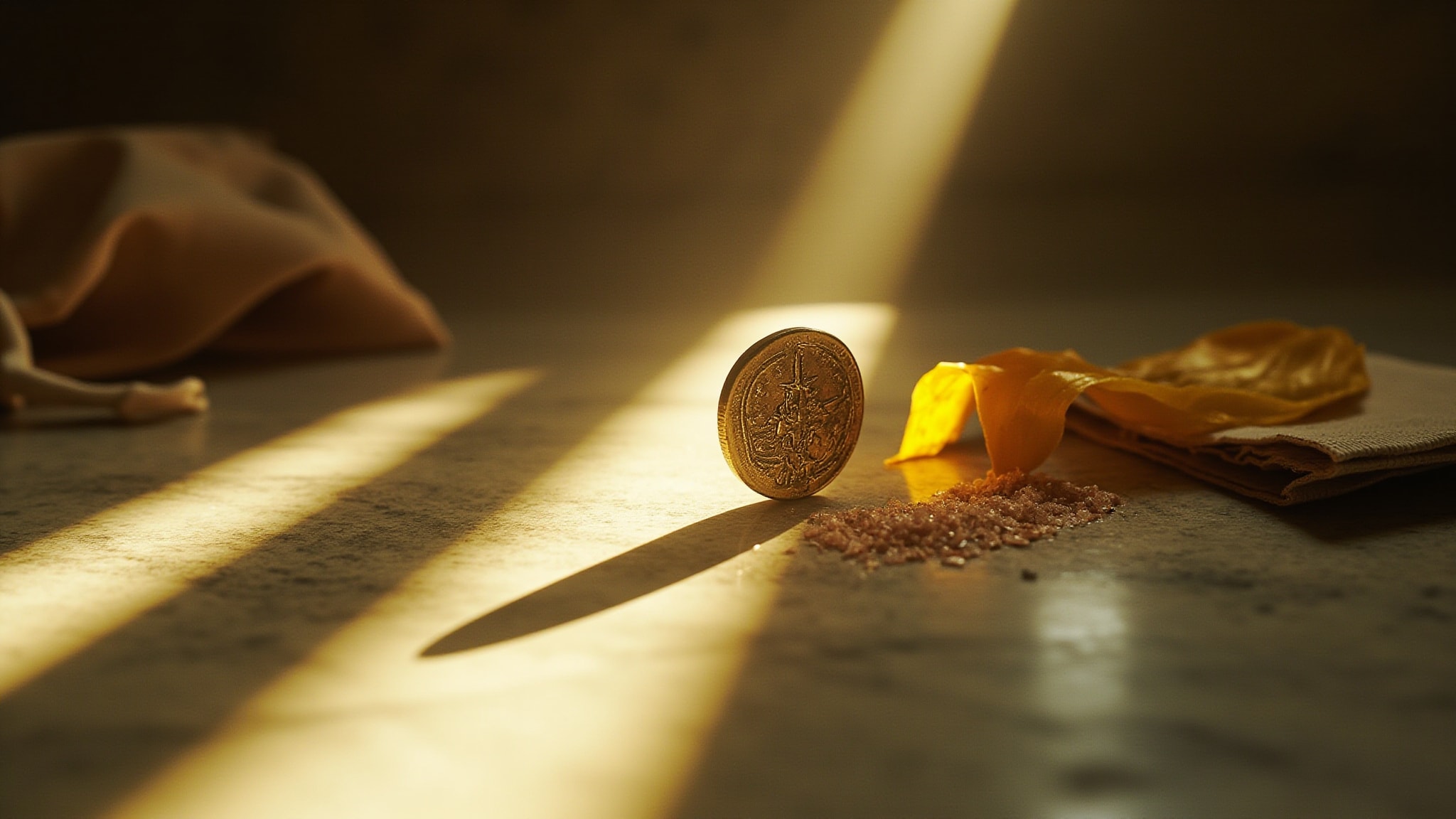 Coin Trick by Black Phoenix Alchemy Lab. Atmospheric mood