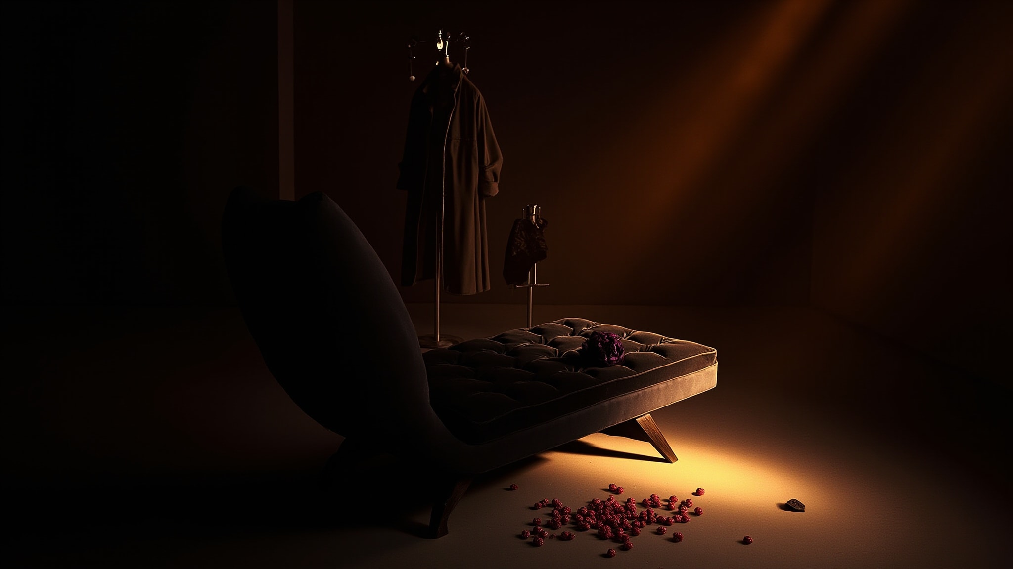 Black XS for Her by Rabanne. Atmospheric mood