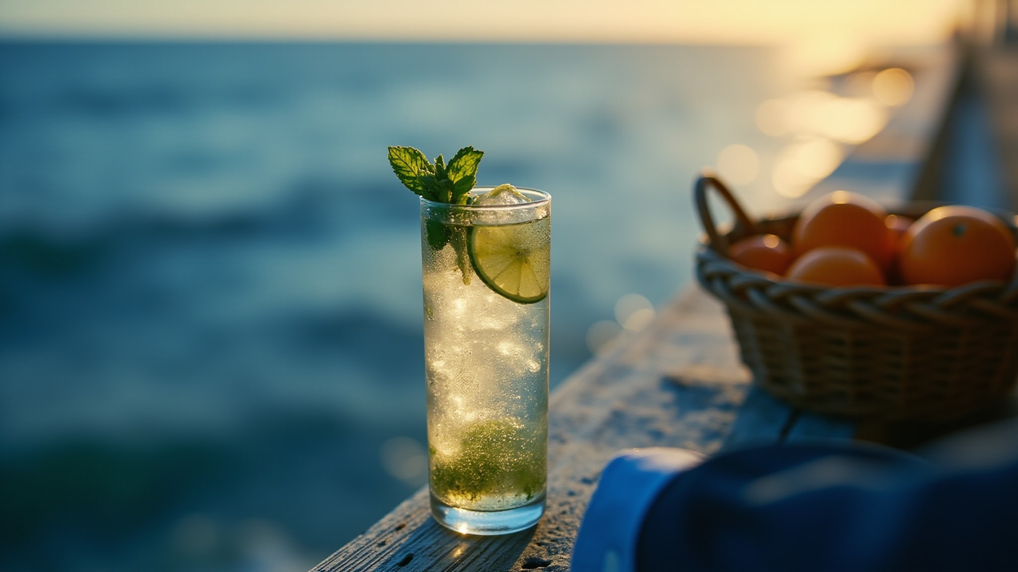 Blue Mojito by YSVEN. Atmospheric mood