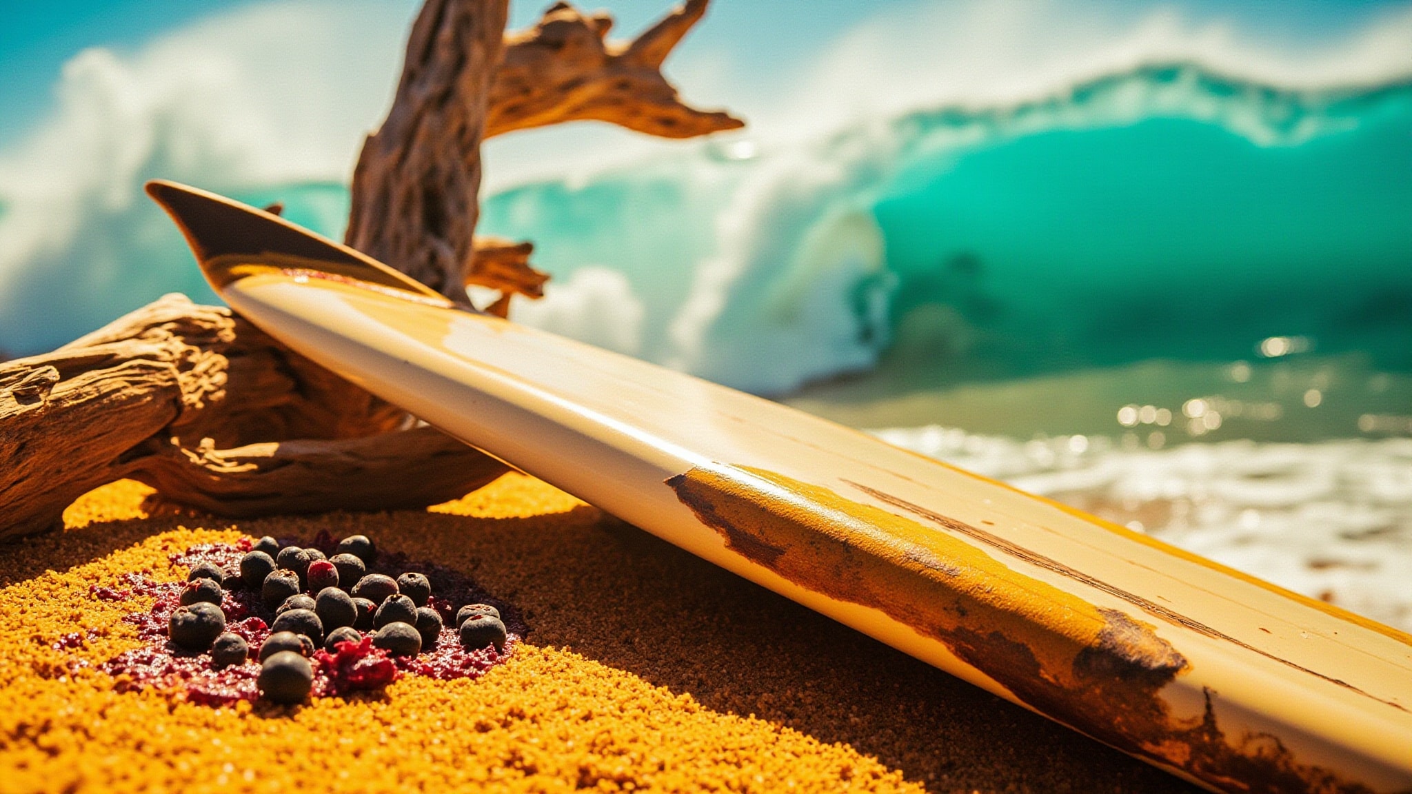 Blueberries Crave Surf by Arcana Craves. Atmospheric mood