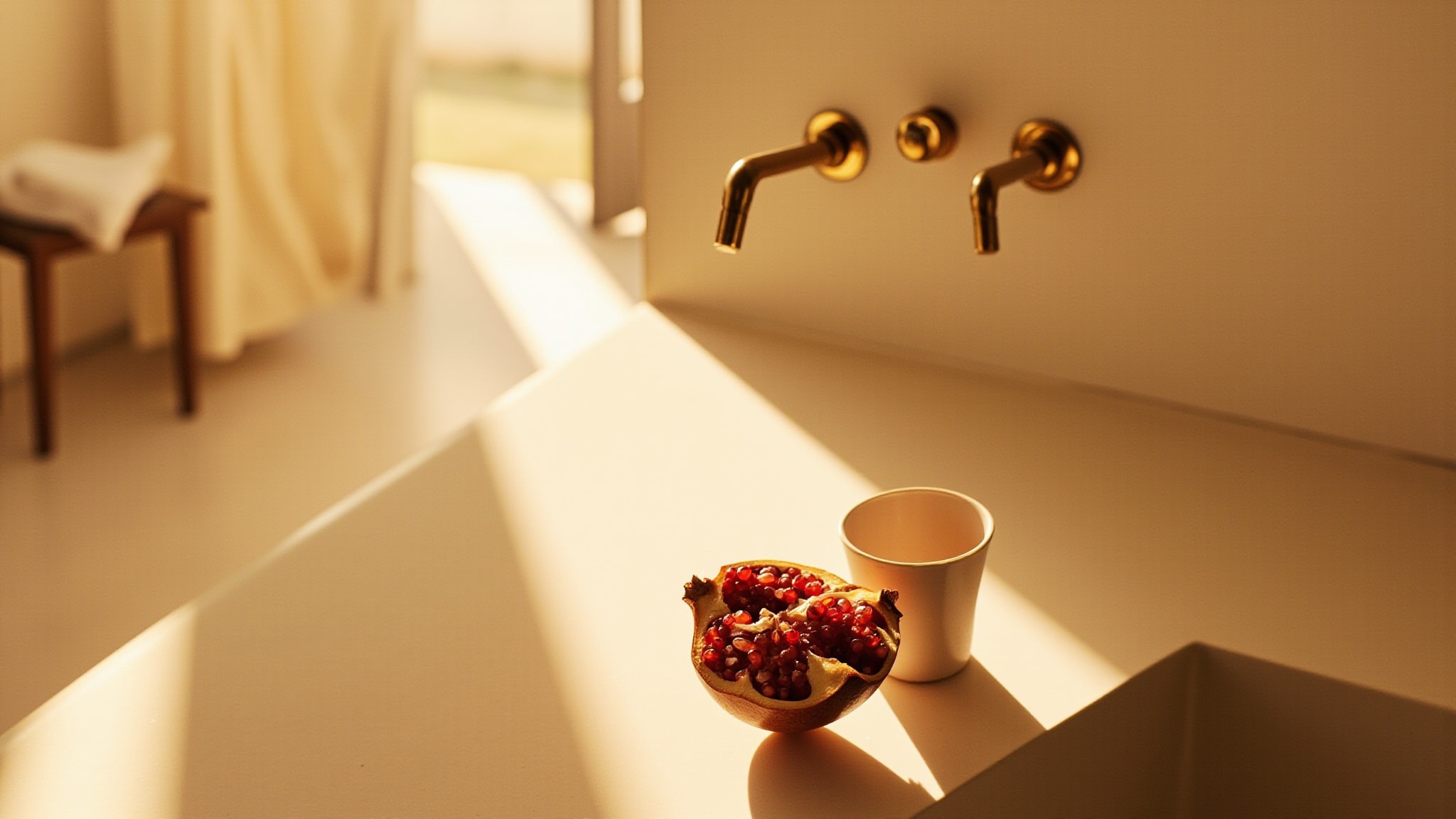 Signature Dreamy Pomegranate by Body Fantasies. Atmospheric mood