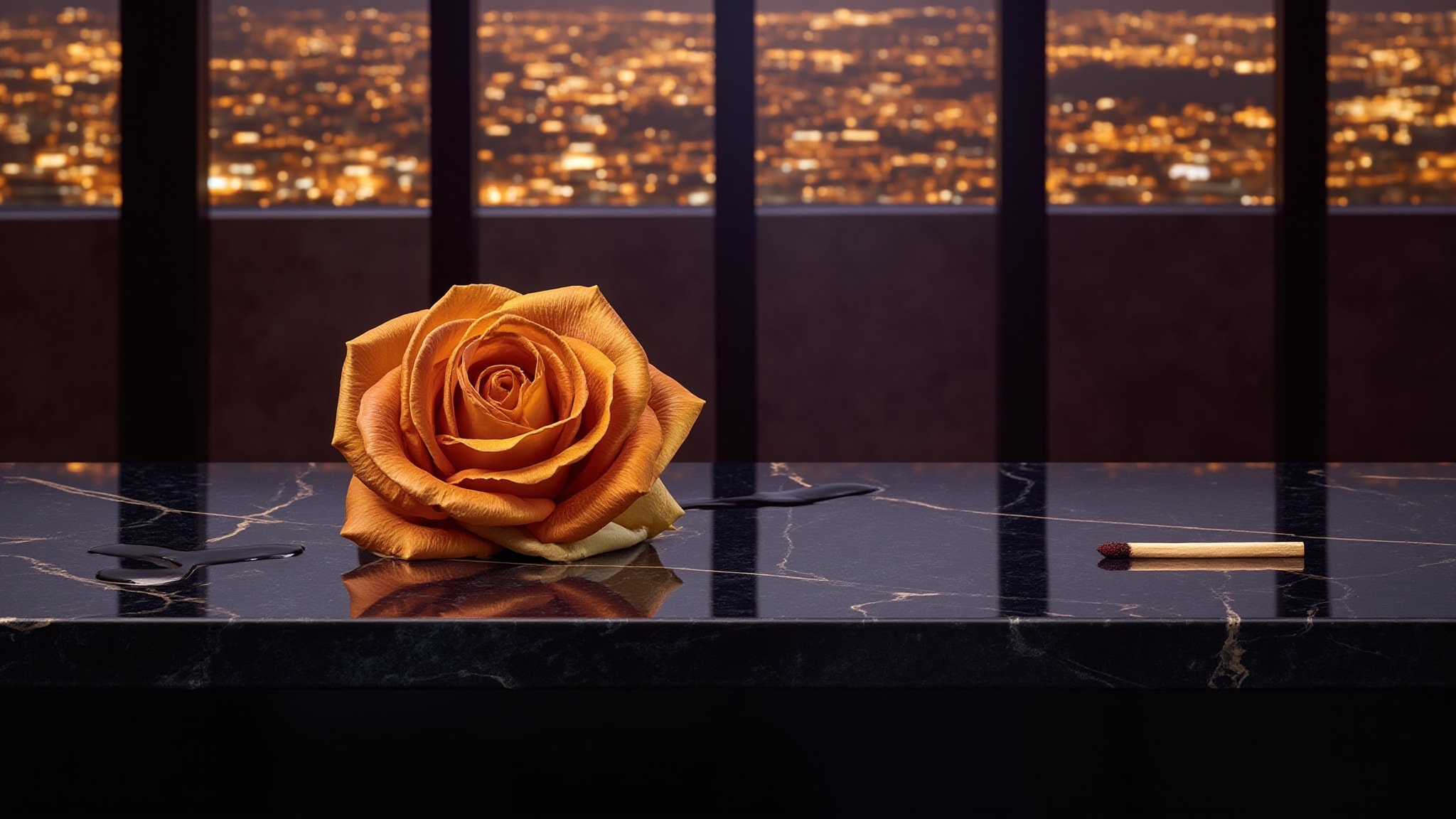 Rosa 23 by Bois 1920. Atmospheric mood