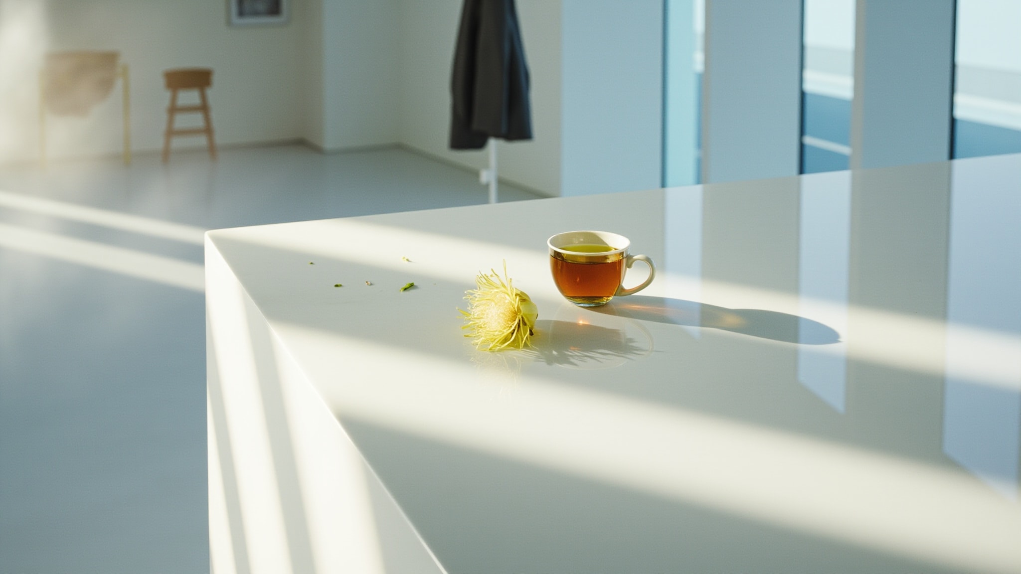 102 tea, cardamom, mimosa by Bon Parfumeur. Atmospheric mood