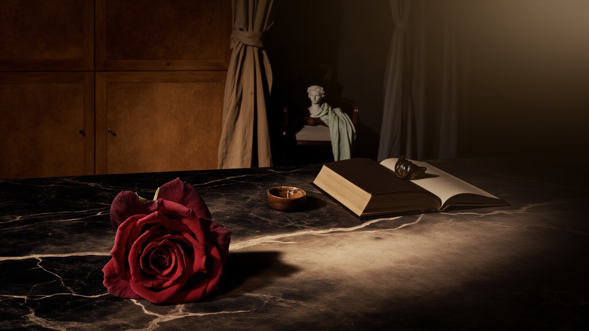 Rose DIsparta by Boucheron. Atmospheric mood