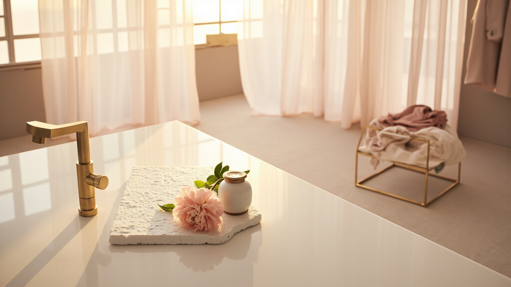 Crystal Peony by Brocard. Atmospheric mood