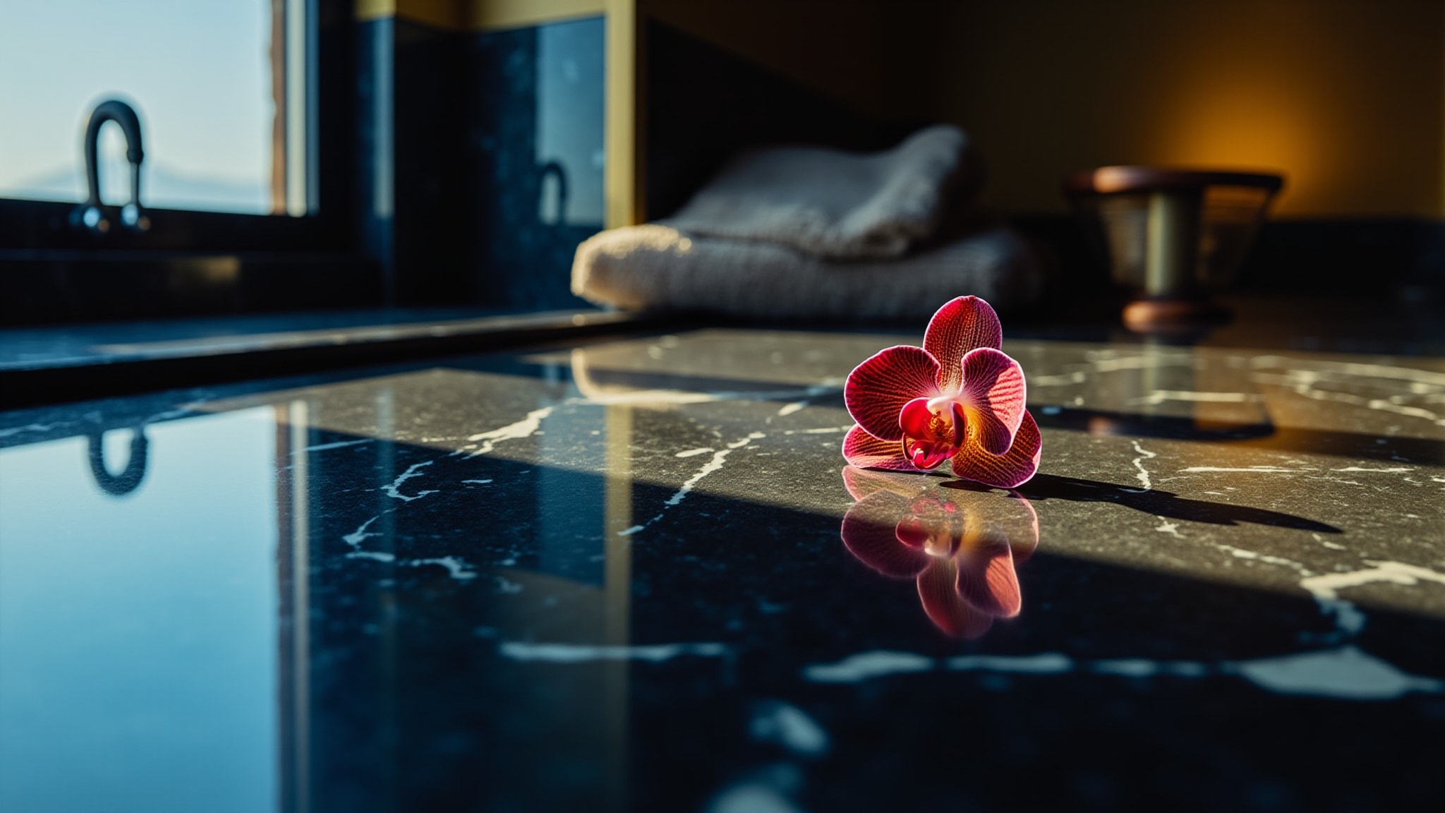 Flame Orchid by Brocard. Atmospheric mood