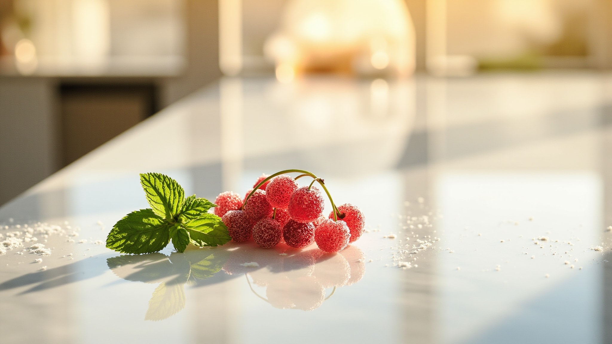 Frosted Red Currant by Brocard. Atmospheric mood