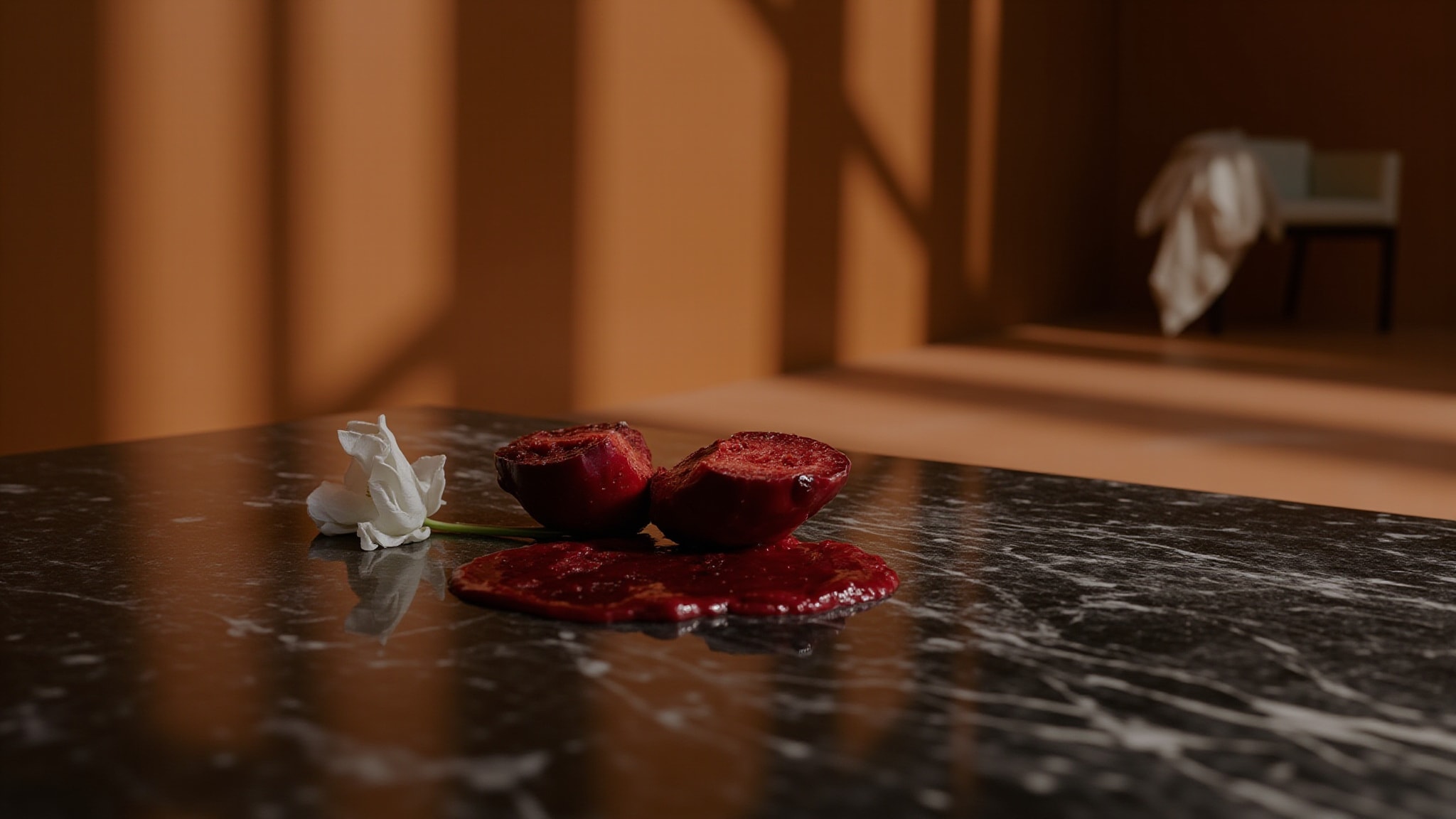 Red Tuberose by Bruno Perrucci Parfums. Atmospheric mood