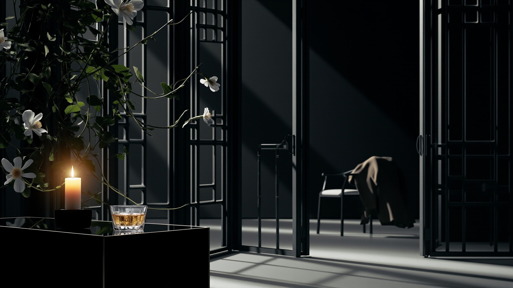 Jasmin Noir by Bvlgari. Atmospheric mood