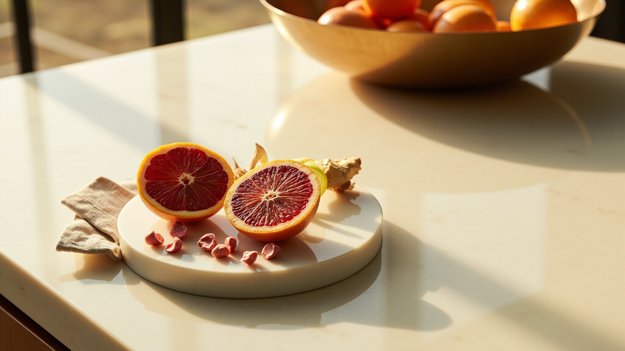Orange Tuscans by Cage. Atmospheric mood