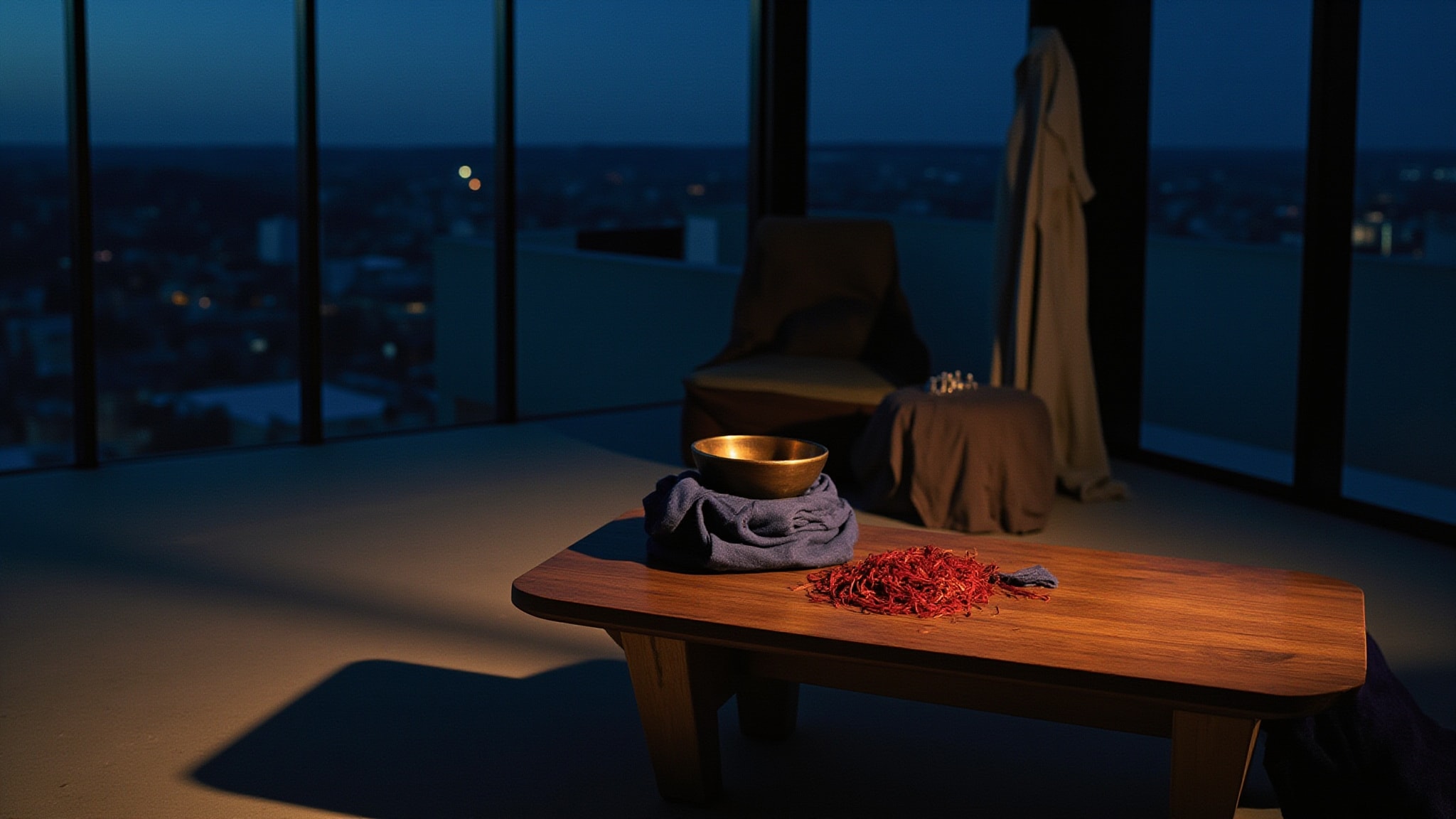 Pure Indigo by Camille Rochelle. Atmospheric mood