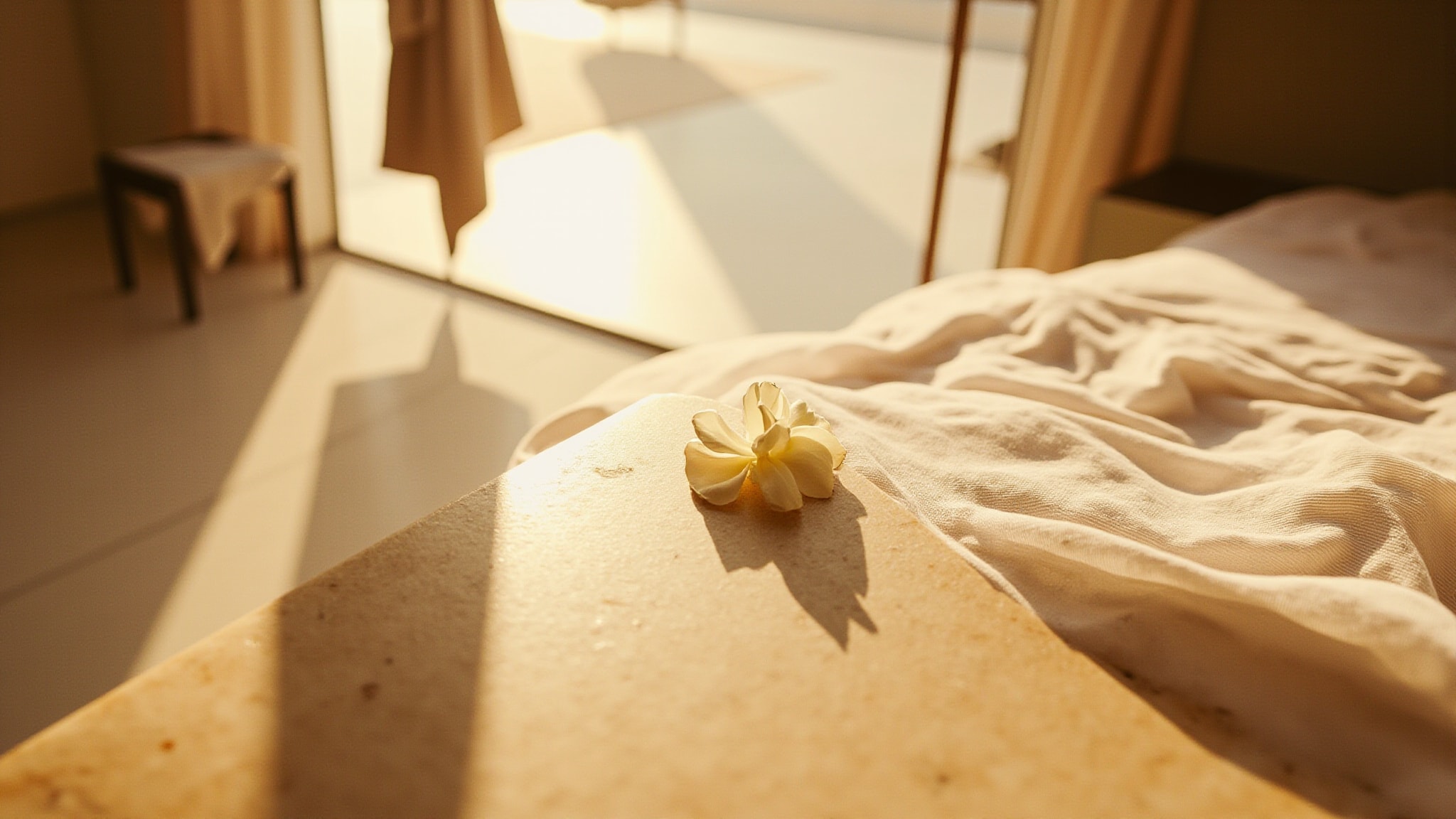 Rose Blanche & Gardénia by Carlotha Ray. Atmospheric mood