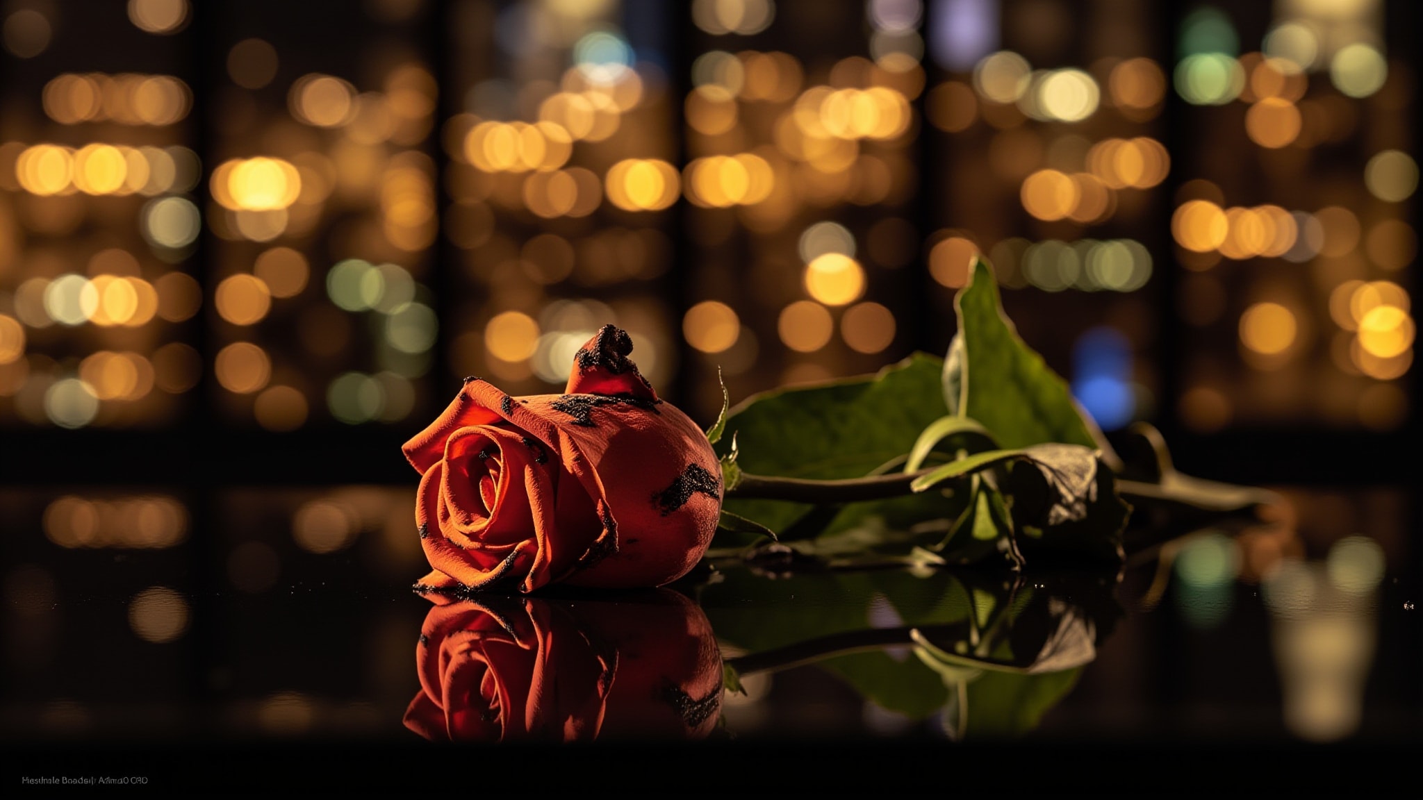 Burning Rose by Carolina Herrera. Atmospheric mood