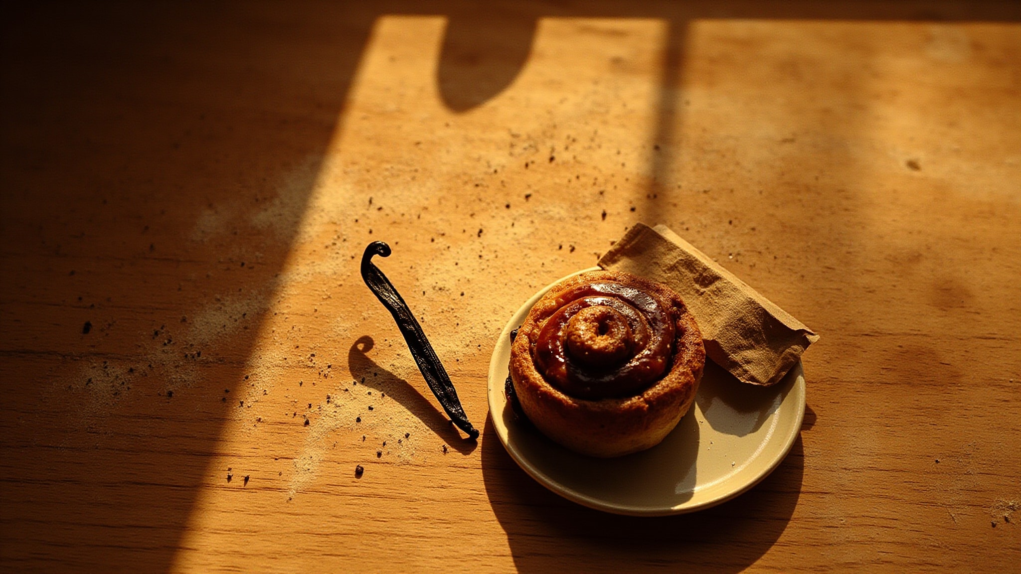 Cinnamon Rolls by Theodoros Kalotinis. Atmospheric mood