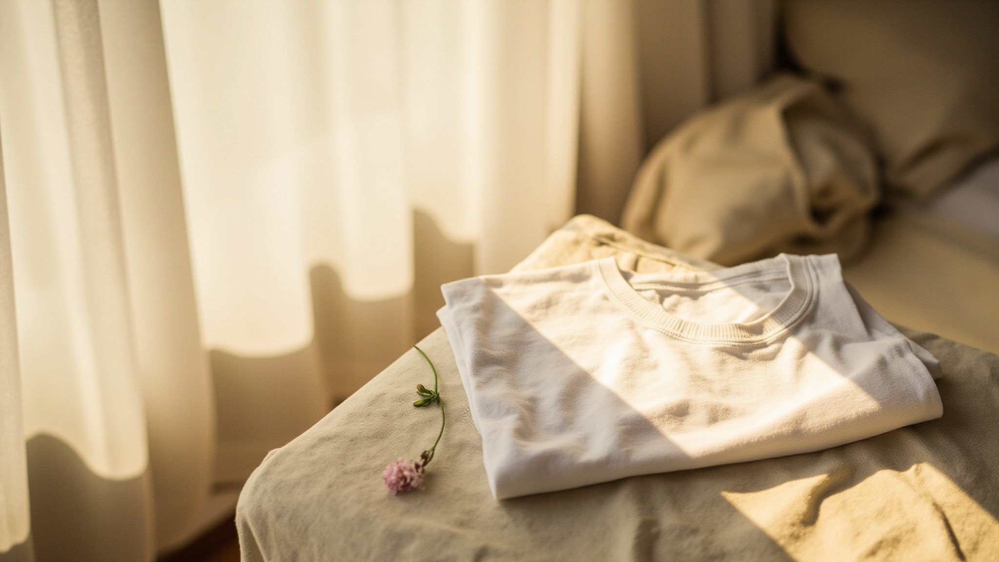 Cotton T-Shirt by Clean. Atmospheric mood