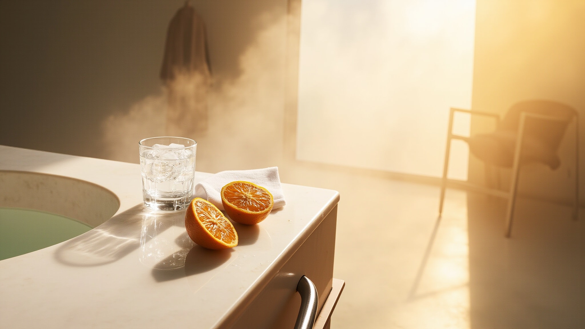 H2Eau Golden Citrus by Clean. Atmospheric mood