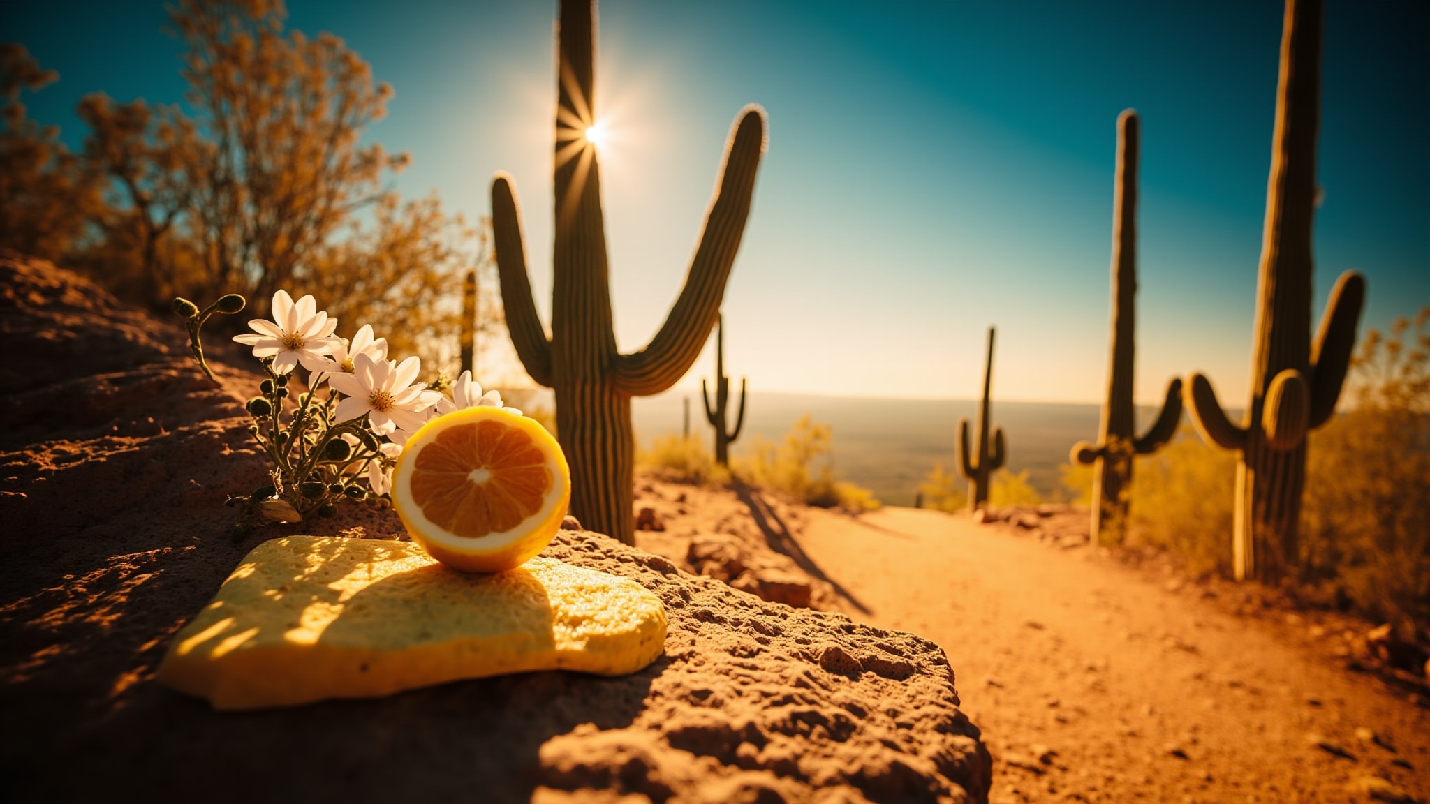 Reserve Saguaro Blossom & Sand by Clean. Atmospheric mood