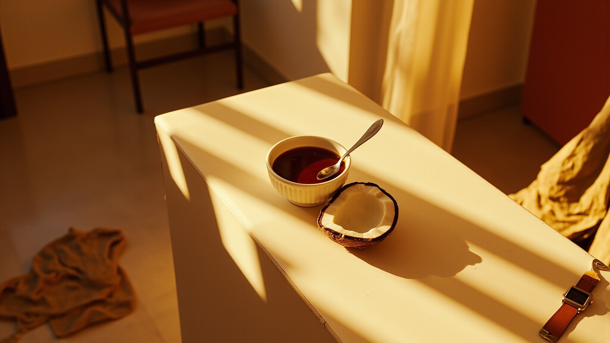 Coconut Caramel Custard by The Dua Brand. Atmospheric mood