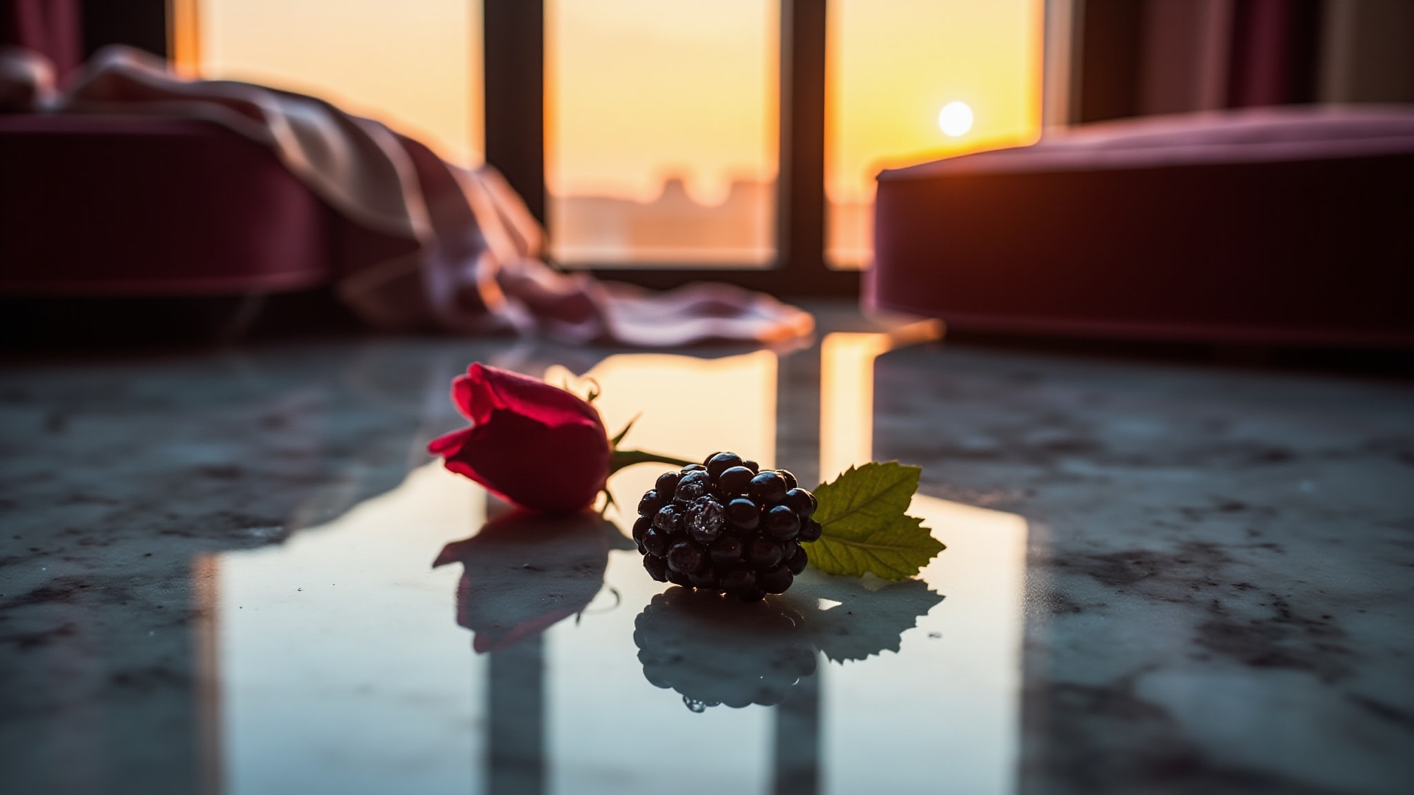 Rosa Muscosa by Coquillete. Atmospheric mood