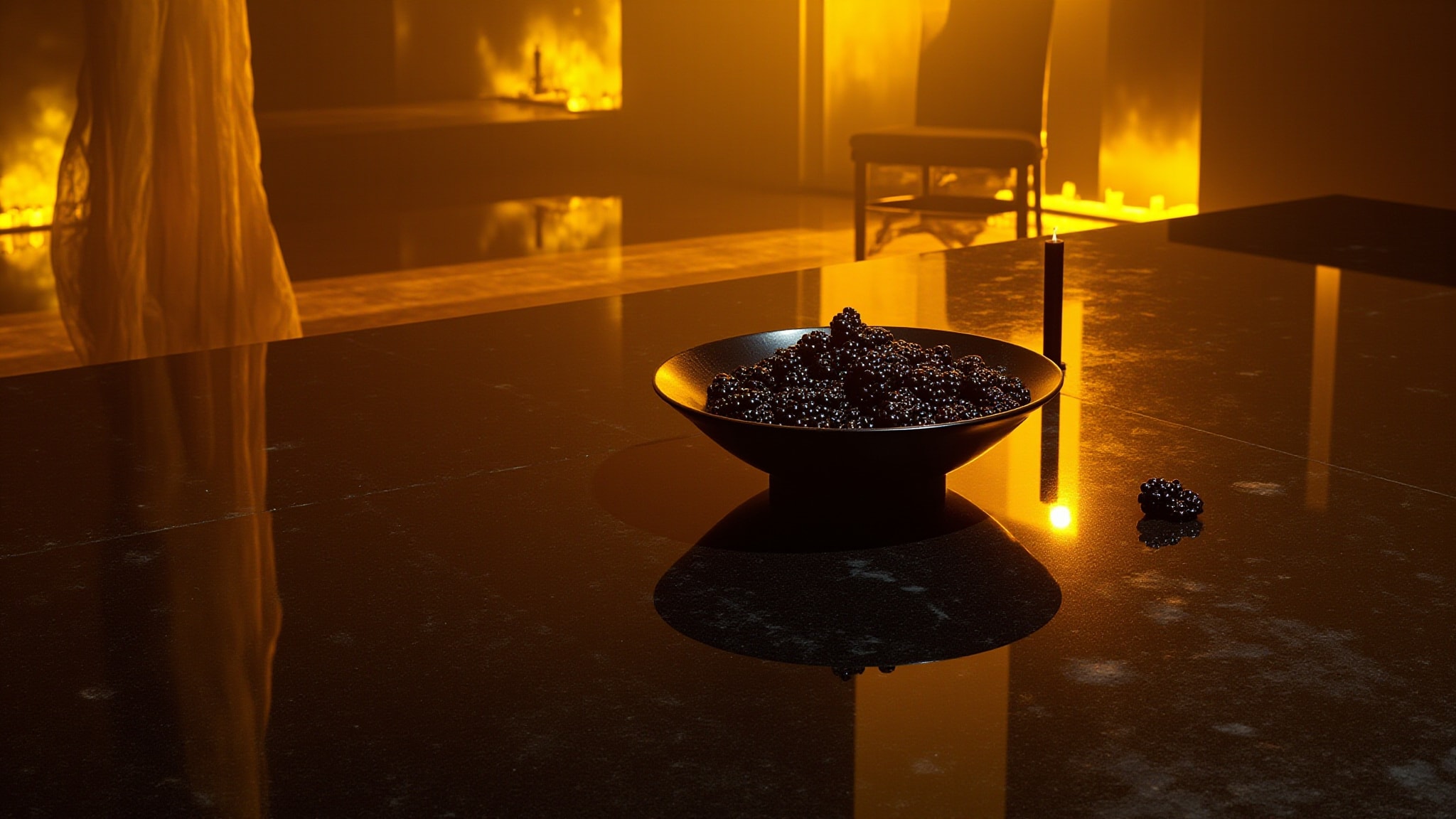 Crystal Noir Parfum by Versace. Atmospheric mood