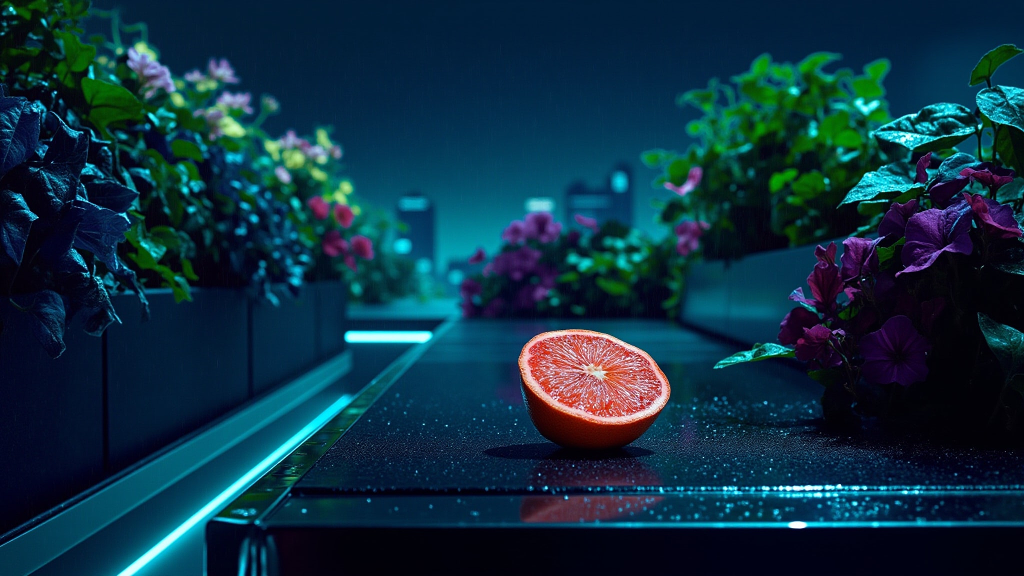 Cyber Garden by CoSTUME NATIONAL. Atmospheric mood
