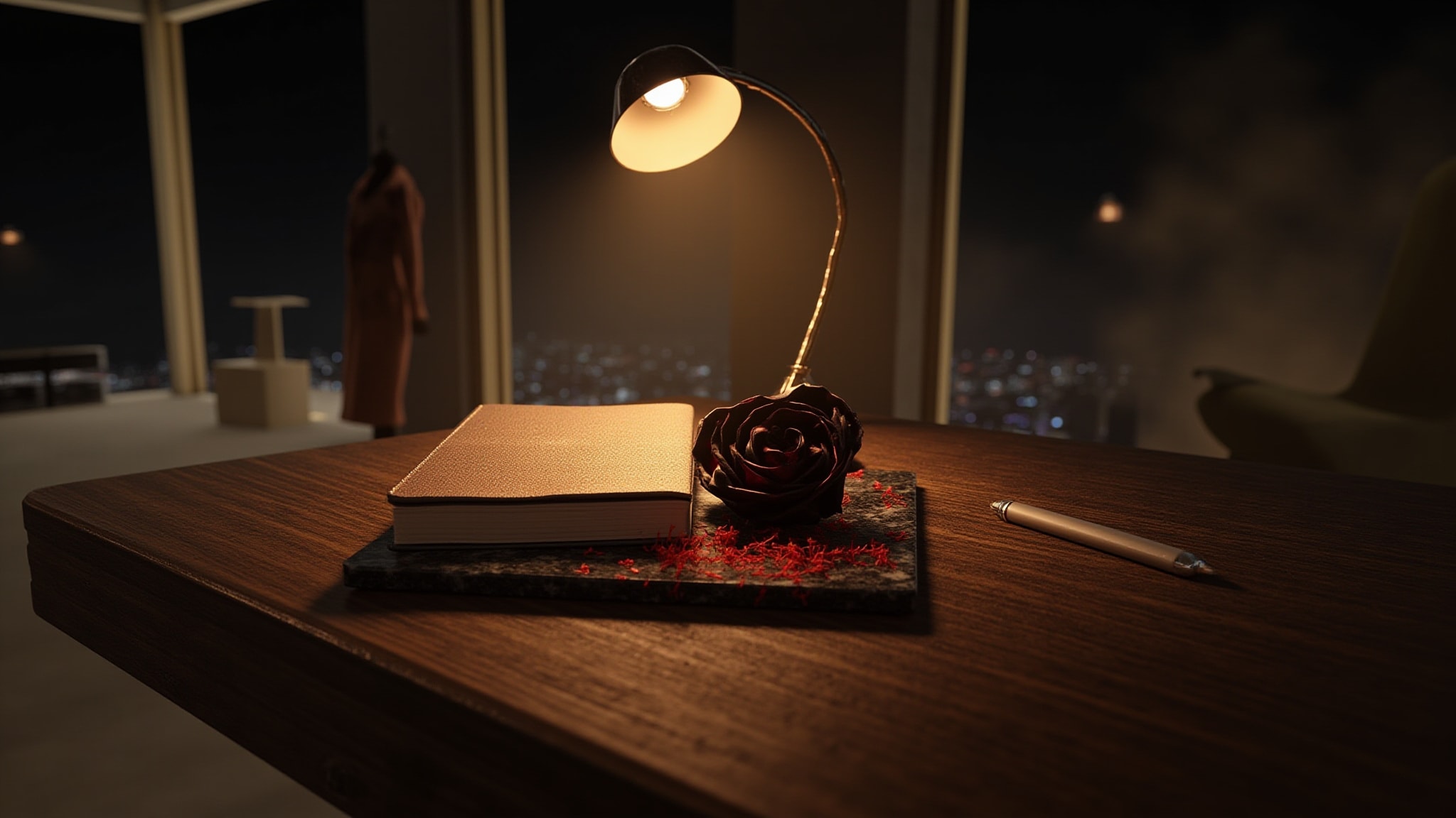 Dark Rose Cologne by Czech & Speake. Atmospheric mood