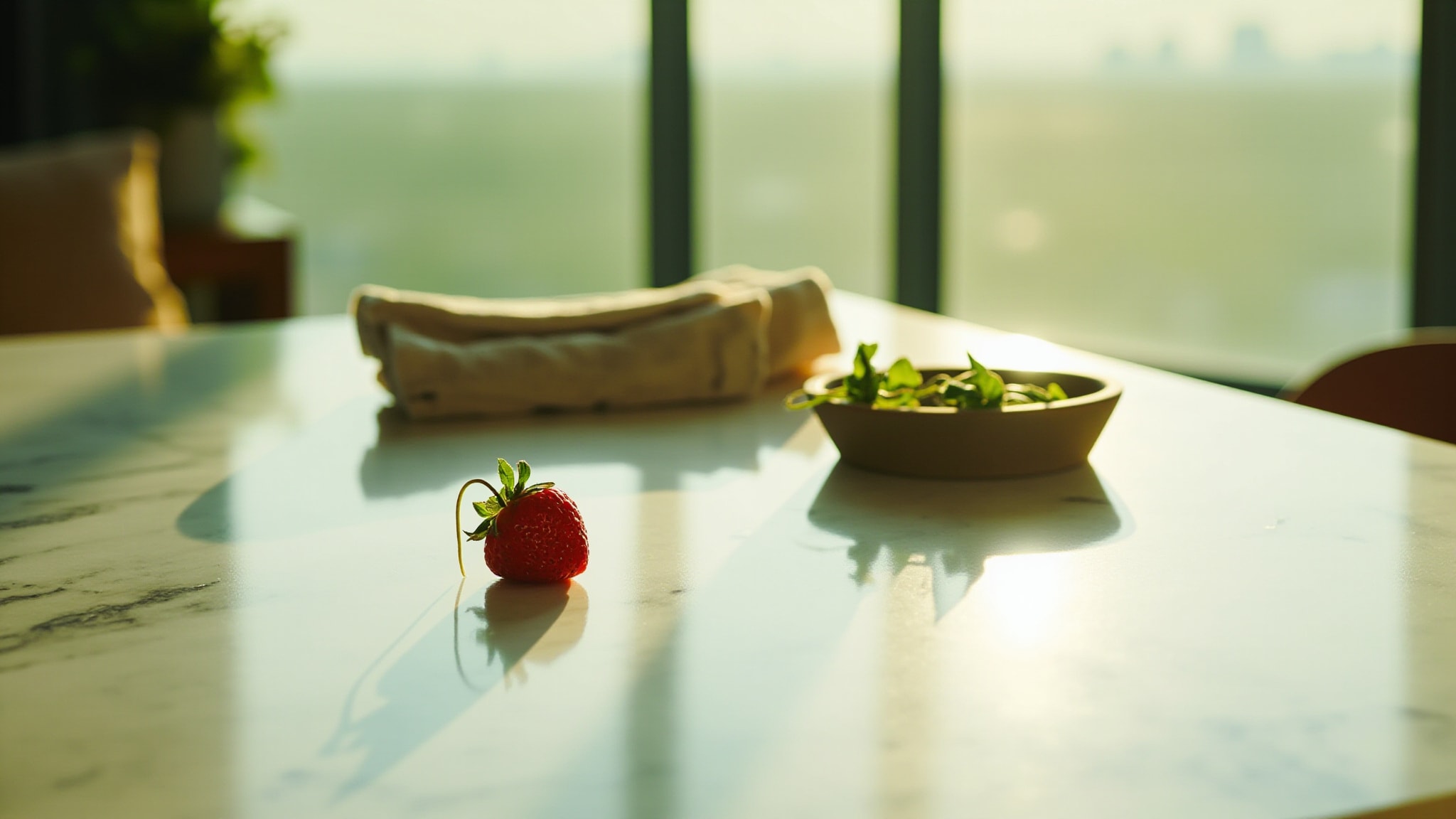 Strawberry Support by d.grayi. Atmospheric mood