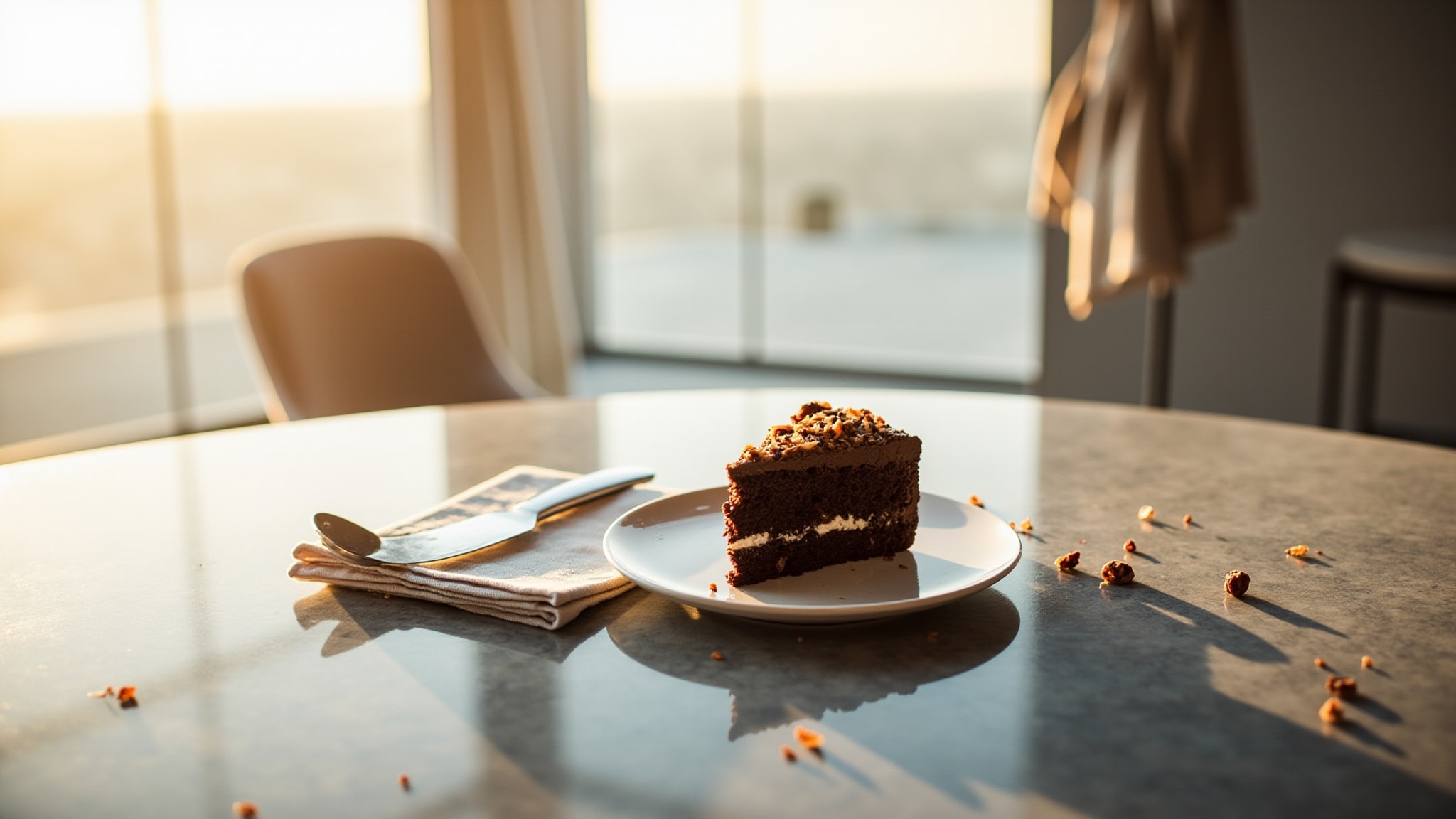 German Chocolate Cake by Damask Haus. Atmospheric mood