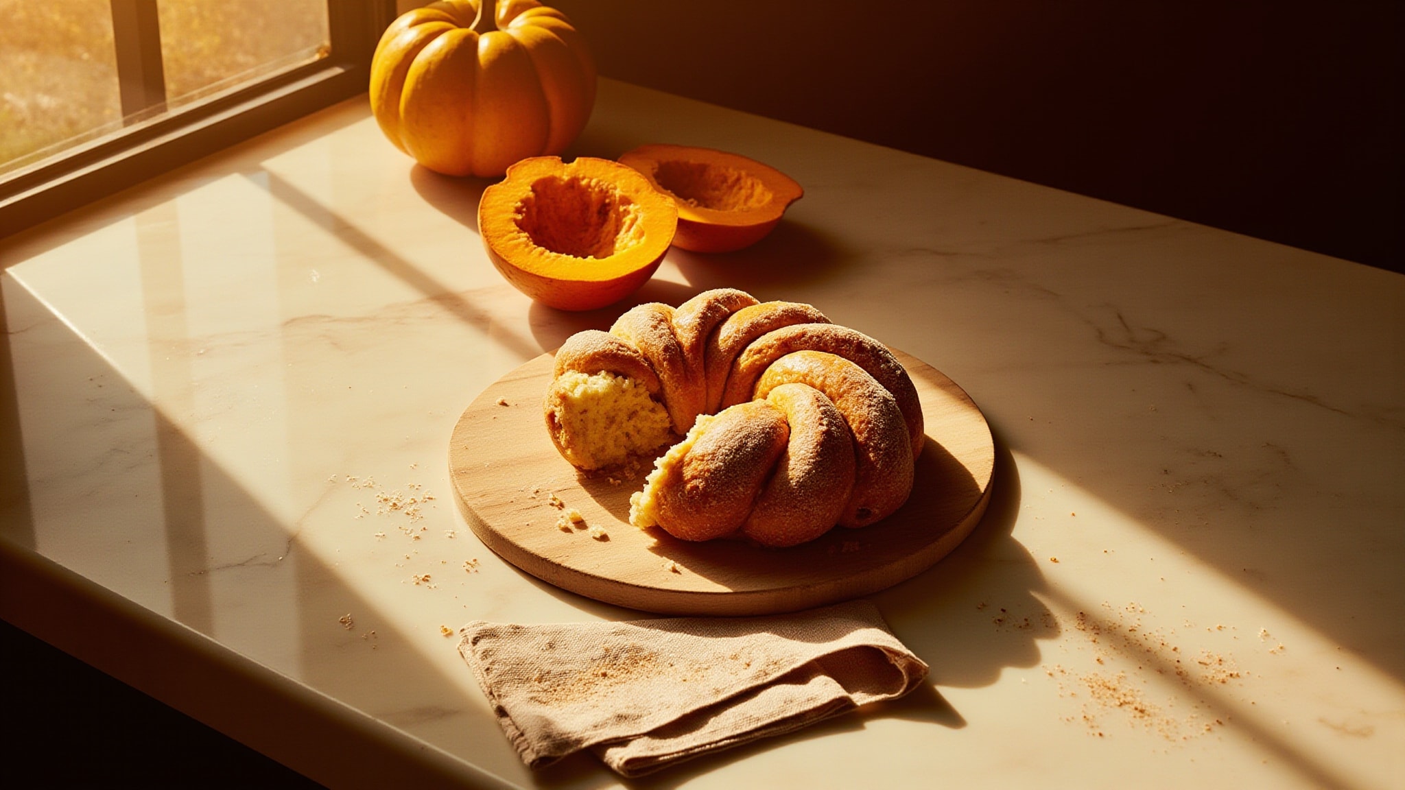 Pumpkin Monkey by Damask Haus. Atmospheric mood