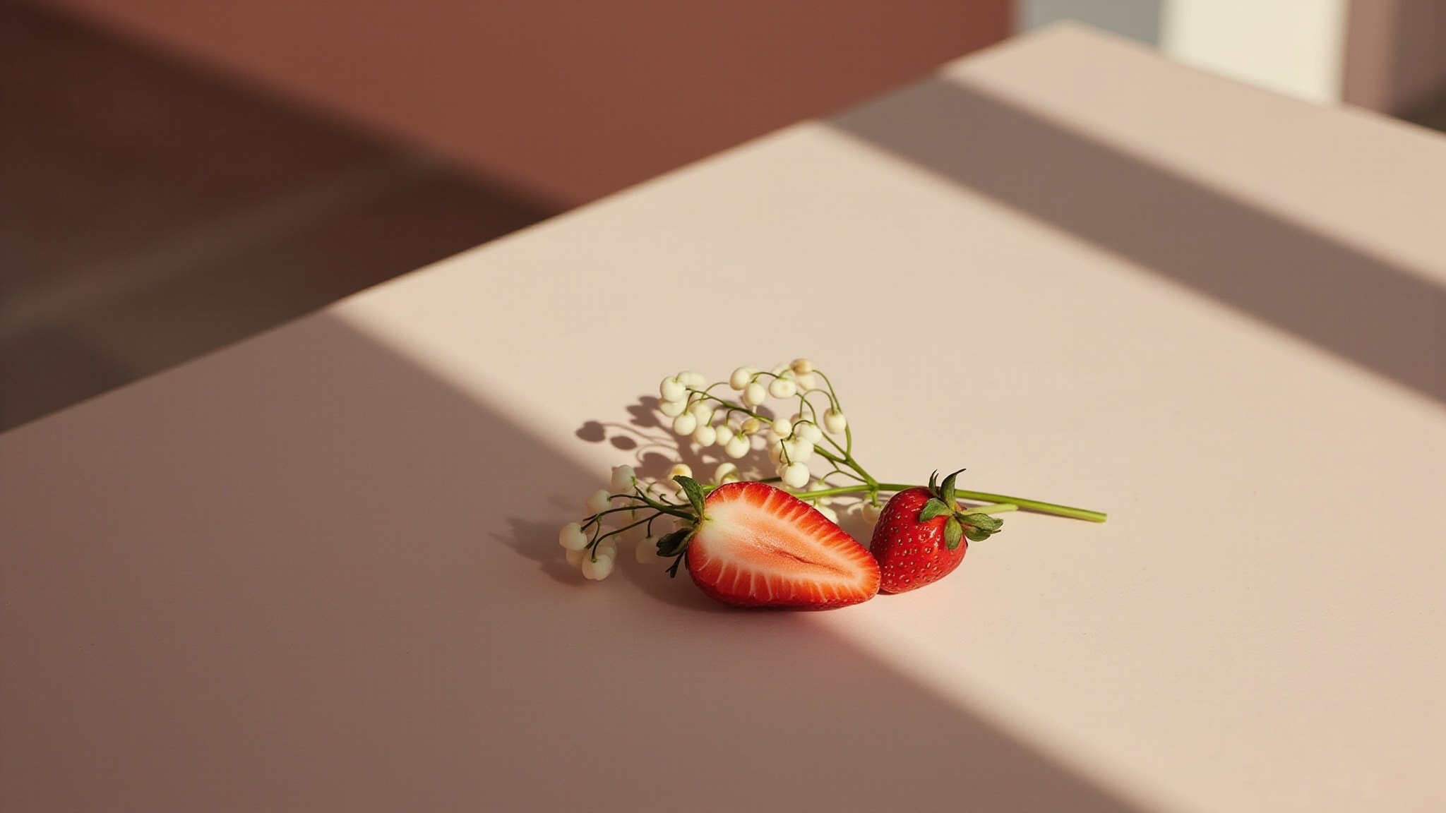 Strawberry Fool by Dame Perfumery. Atmospheric mood