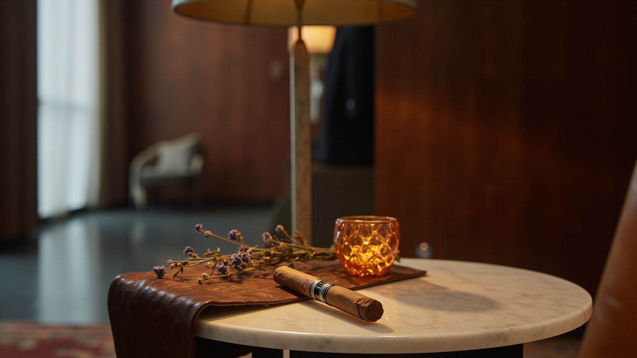 Cuir Tabac by David Jourquin. Atmospheric mood