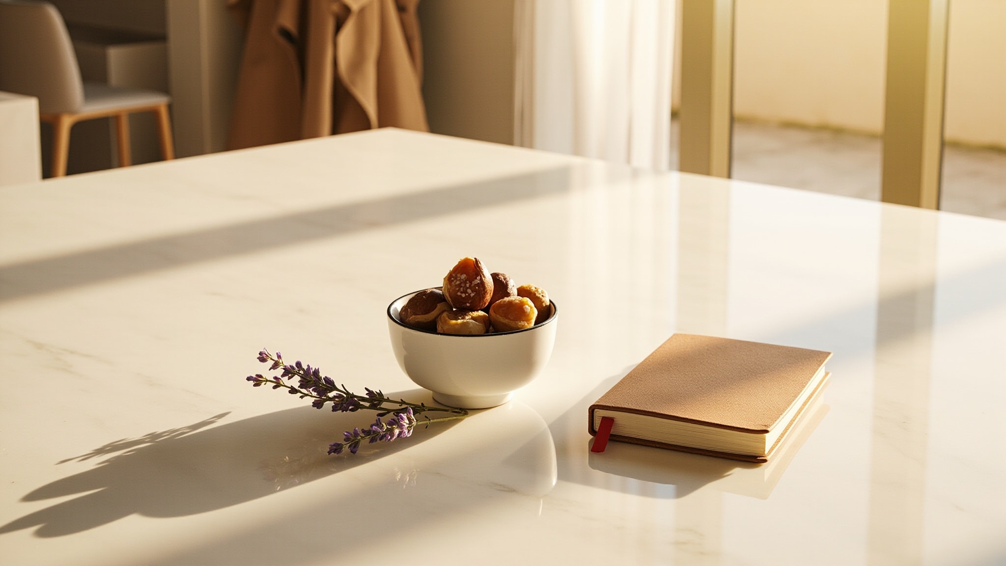 Caramelized Lavender & Hazelnut by Dossier. Atmospheric mood