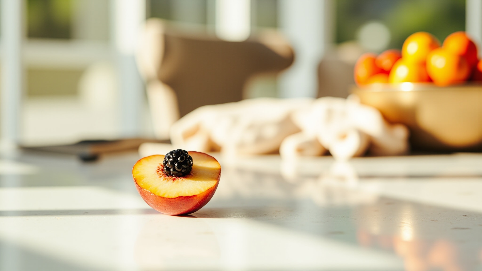 Powdery Peach by Dossier. Atmospheric mood