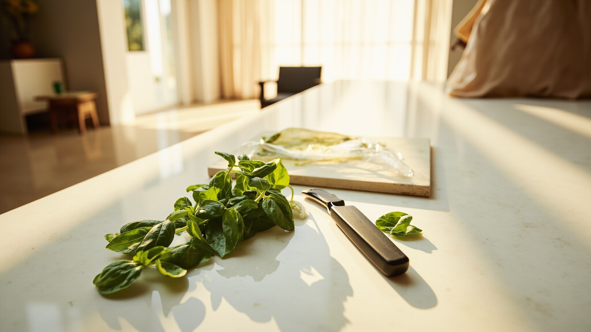 Woody Basil by Dossier. Atmospheric mood