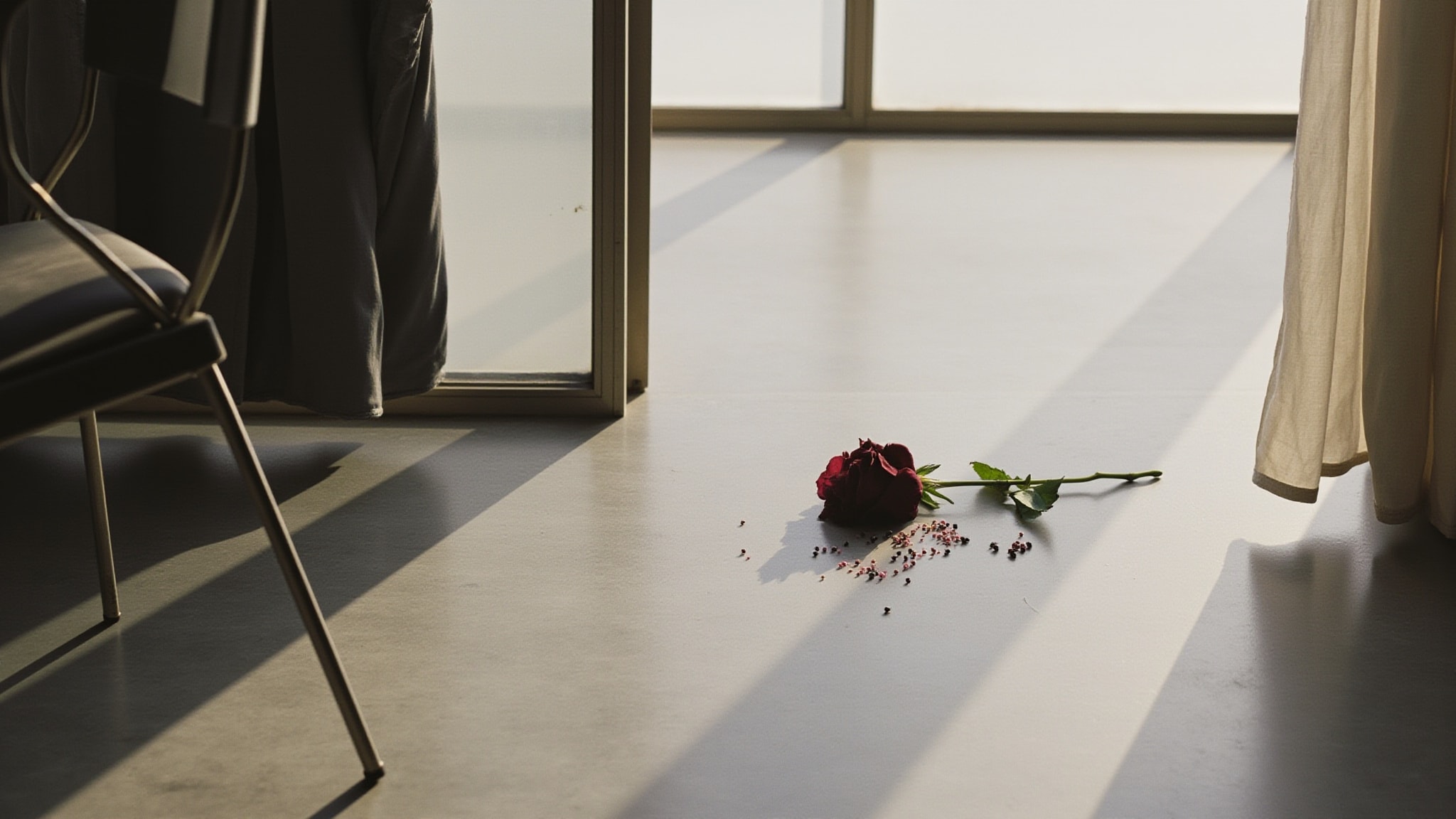 Raving Rose by Dries Van Noten. Atmospheric mood