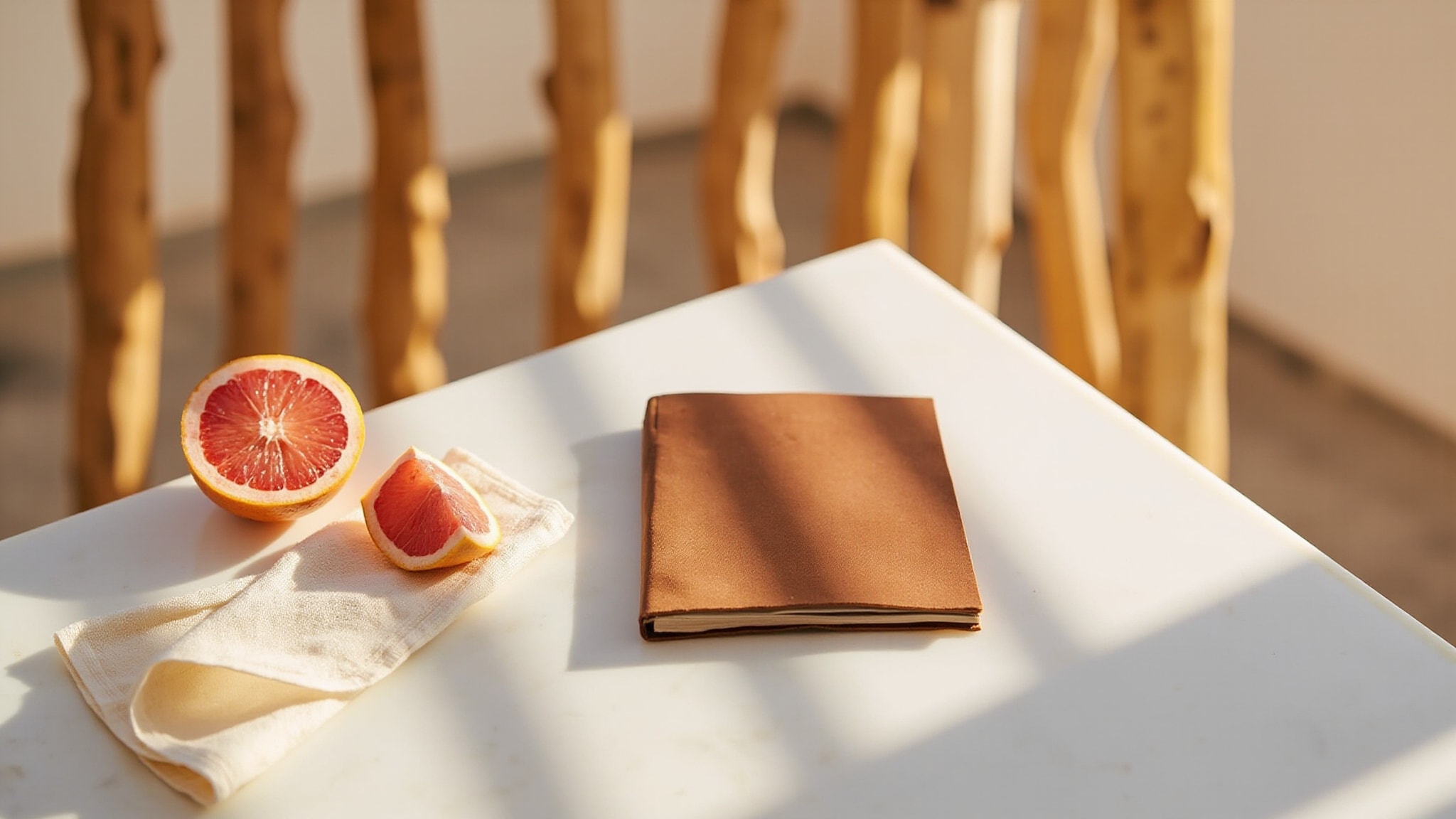 Cedar and Grapefruit by Durance en Provence. Atmospheric mood